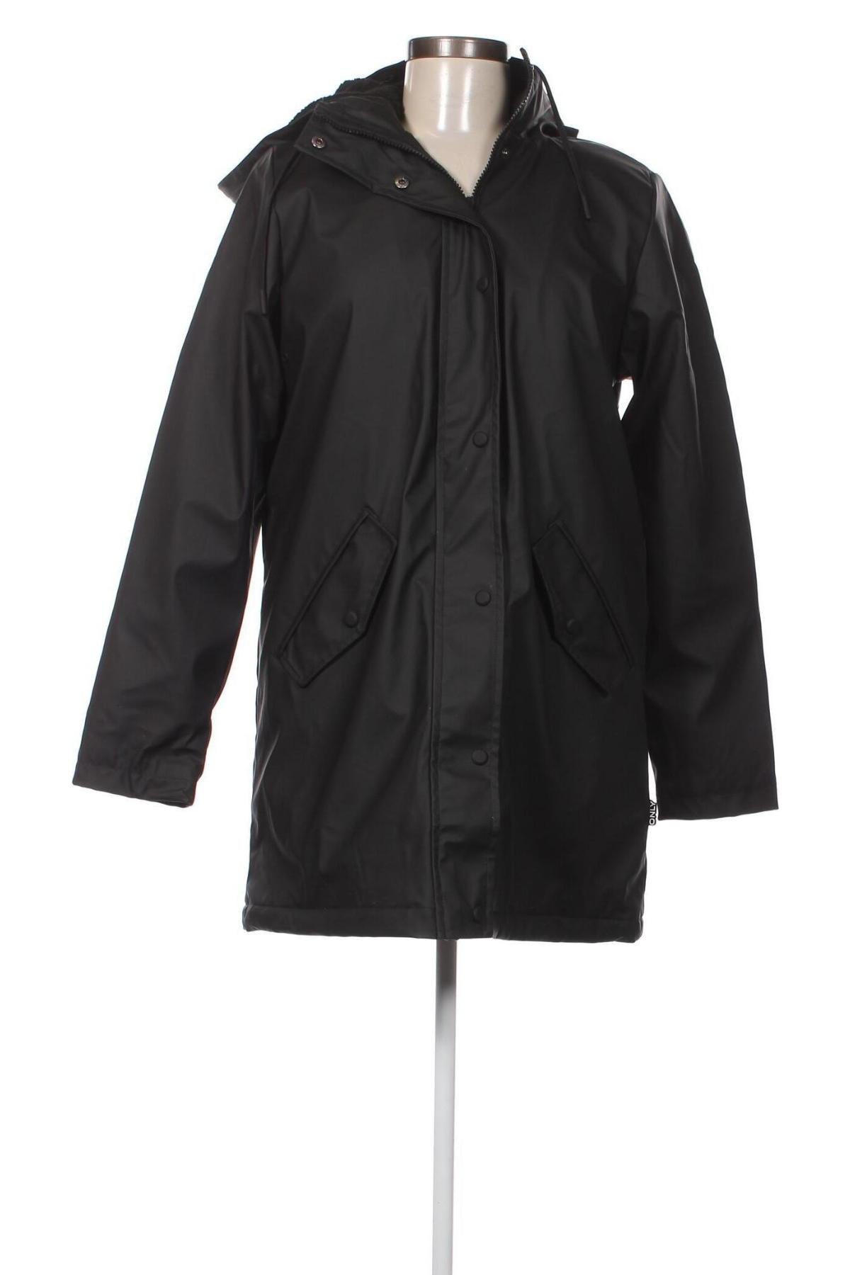 Γυναικείο μπουφάν ONLY, Μέγεθος M, Χρώμα Μαύρο, Τιμή 29,59 €