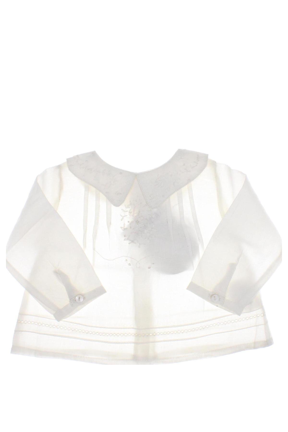 Kinder Shirt Bonnet A Pompon, Größe 0-1m/ 50 cm, Farbe Weiß, Preis 24,23 €