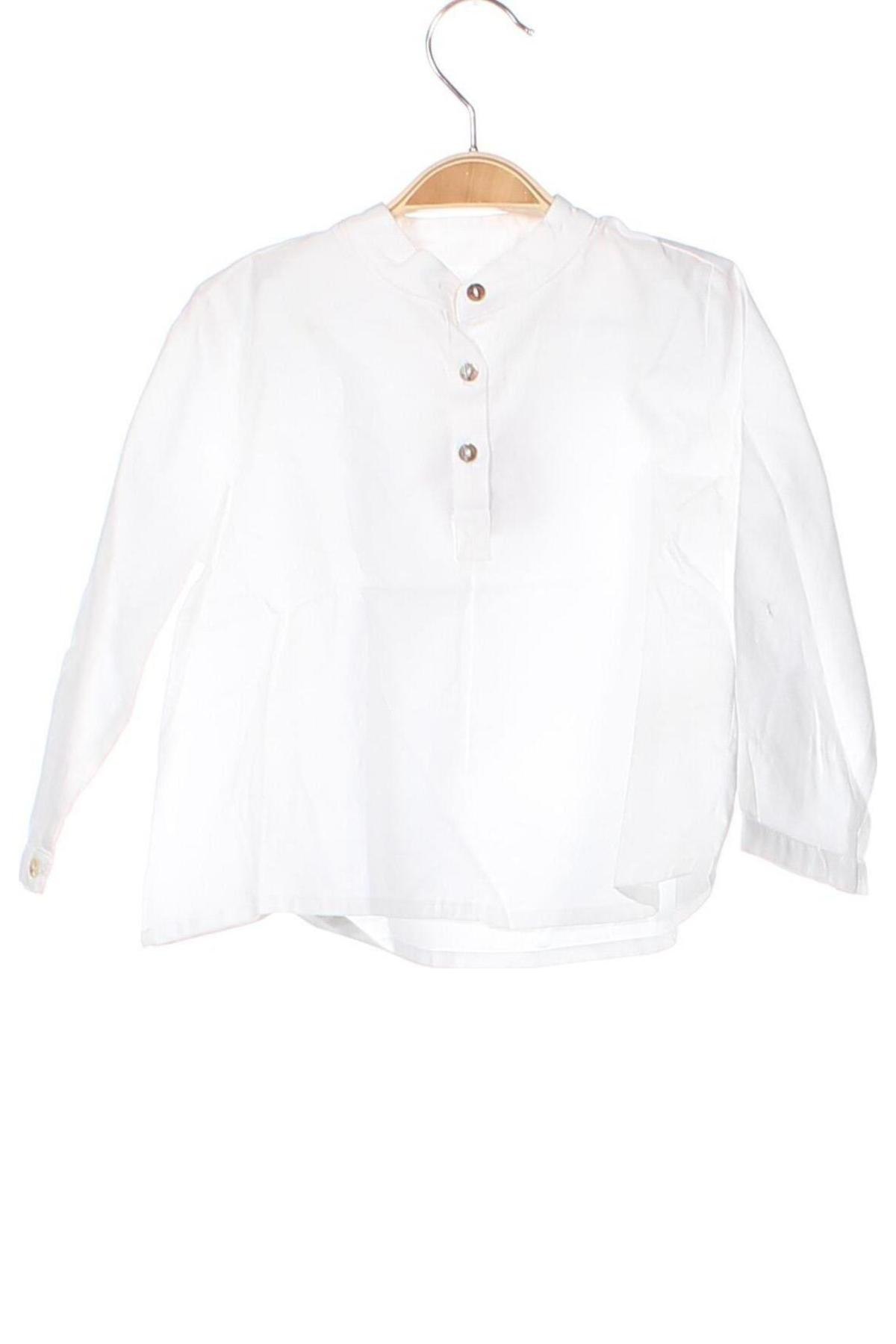 Kinder Shirt Bonnet A Pompon, Größe 12-18m/ 80-86 cm, Farbe Weiß, Preis € 24,23