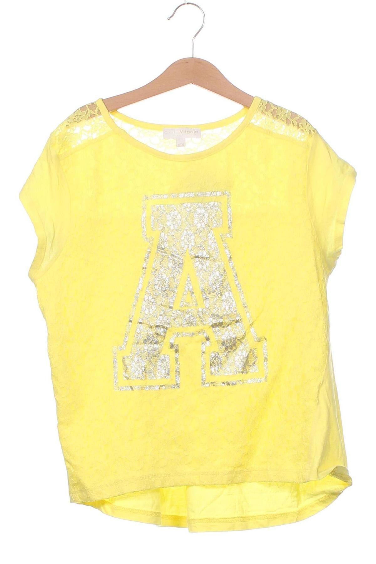 Kinder Shirt Charles Vogele, Größe 12-13y/ 158-164 cm, Farbe Gelb, Preis 6,14 €