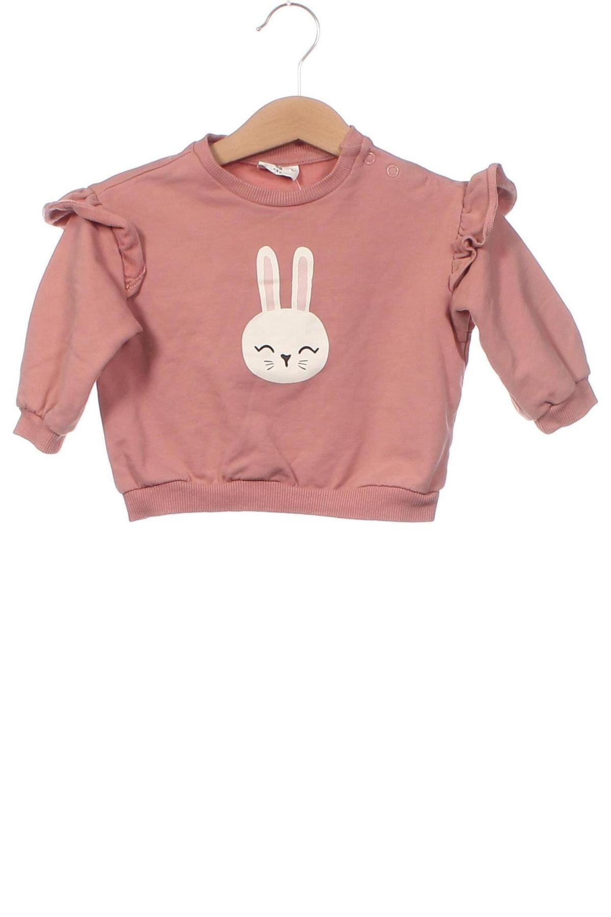 Kinder Shirt Design By Kappahl, Größe 6-9m/ 68-74 cm, Farbe Rosa, Preis 4,20 €