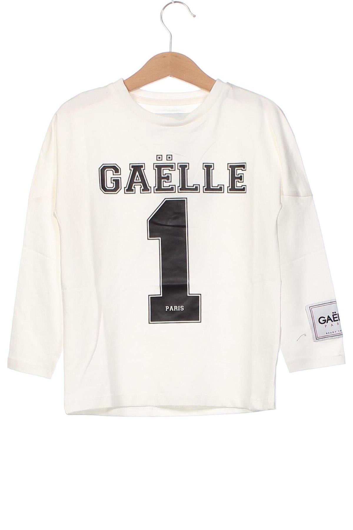 Kinder Shirt Gaelle Paris, Größe 3-4y/ 104-110 cm, Farbe Weiß, Preis € 9,18