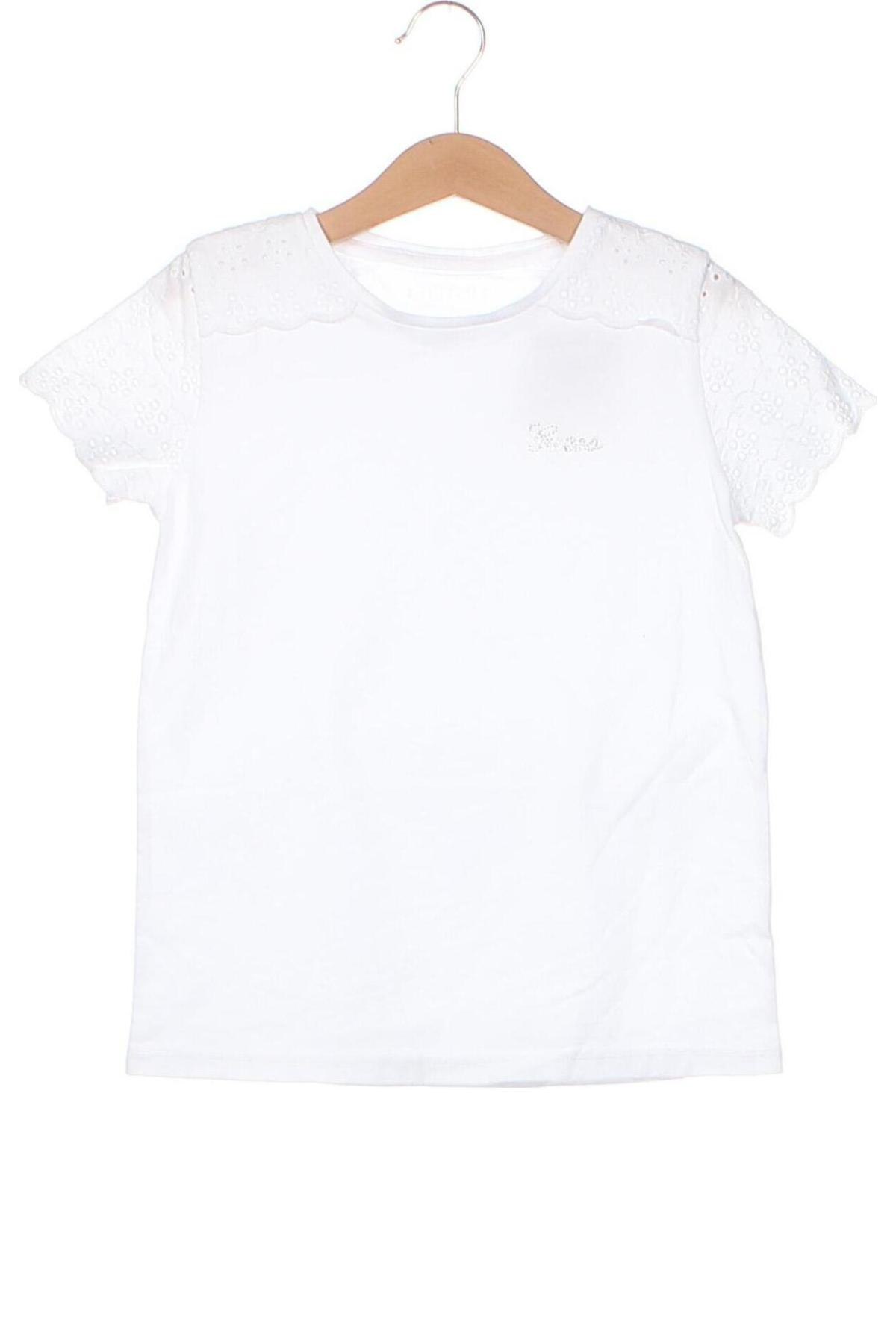 Детска блуза Guess, Размер 7-8y/ 128-134 см, Цвят Бял, Цена 34,68 лв.