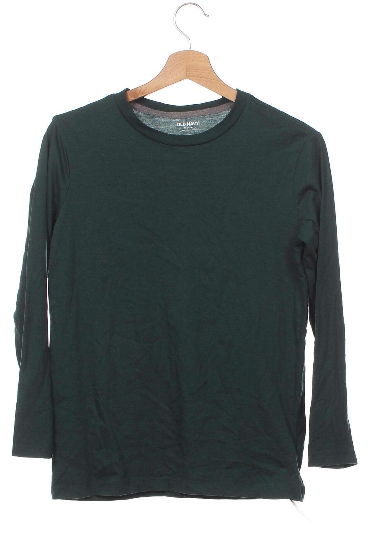 Kinder Shirt Old Navy, Größe 14-15y/ 168-170 cm, Farbe Grün, Preis 4,56 €