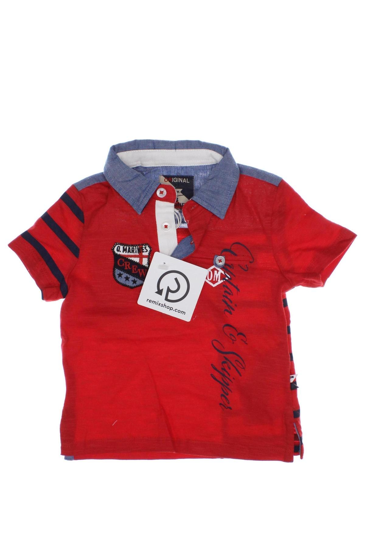 Dziecięca bluzka Original Marines, Rozmiar 6-9m/ 68-74 cm, Kolor Czerwony, Cena 25,06 zł