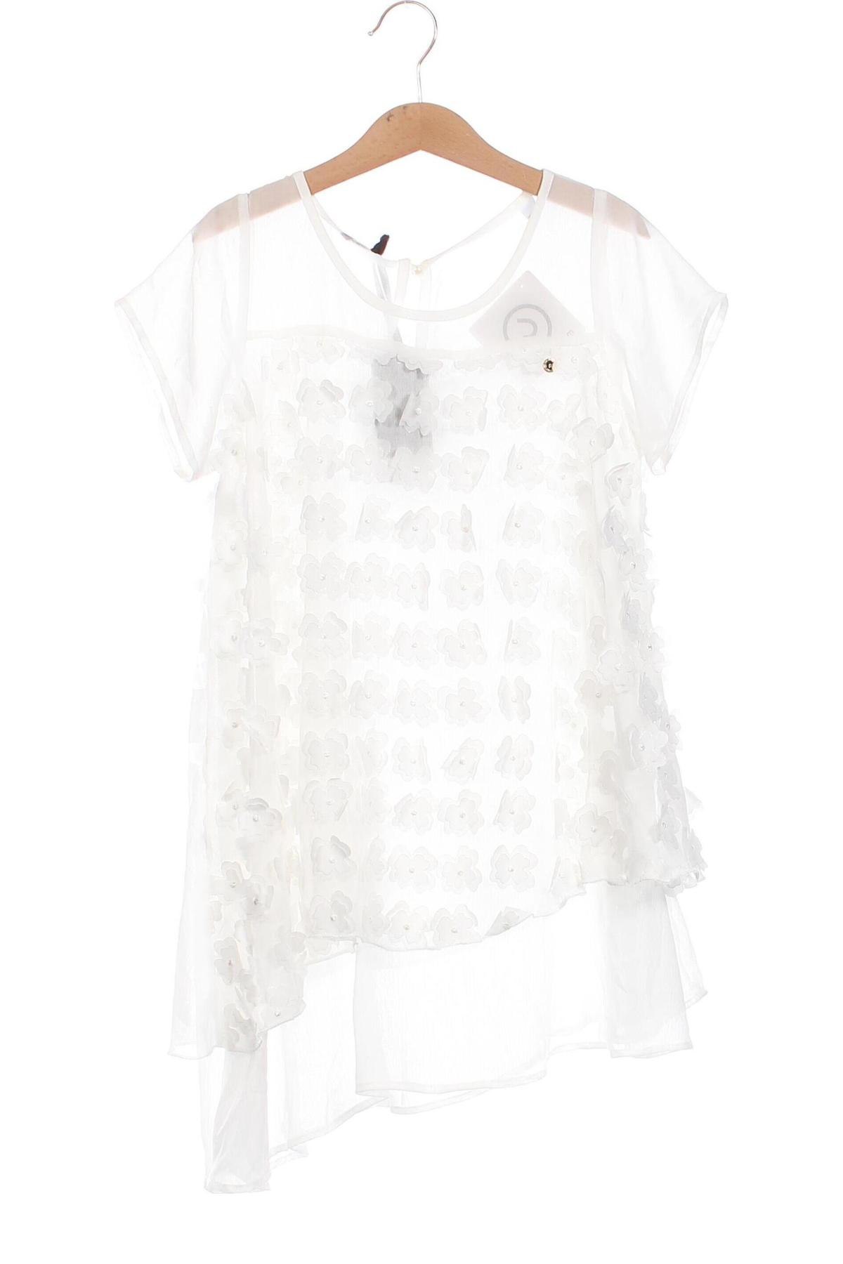 Детска блуза Sarabanda, Размер 9-10y/ 140-146 см, Цвят Бял, Цена 32,64 лв.