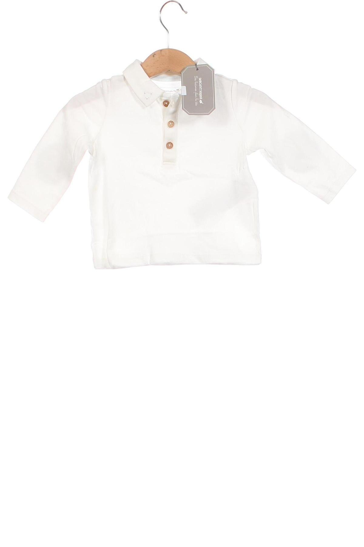 Παιδική μπλούζα Sergent Major, Μέγεθος 3-6m/ 62-68 εκ., Χρώμα Λευκό, Τιμή 24,23 €
