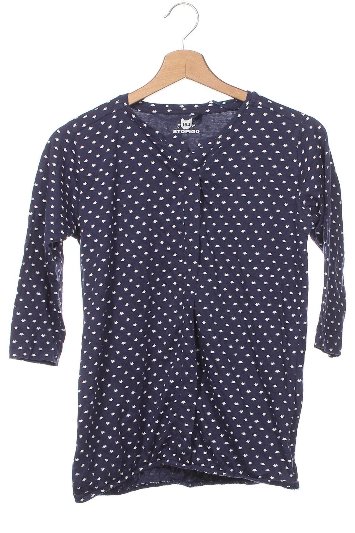 Детска блуза Stop+Go, Размер 12-13y/ 158-164 см, Цвят Син, Цена 11,00 лв.