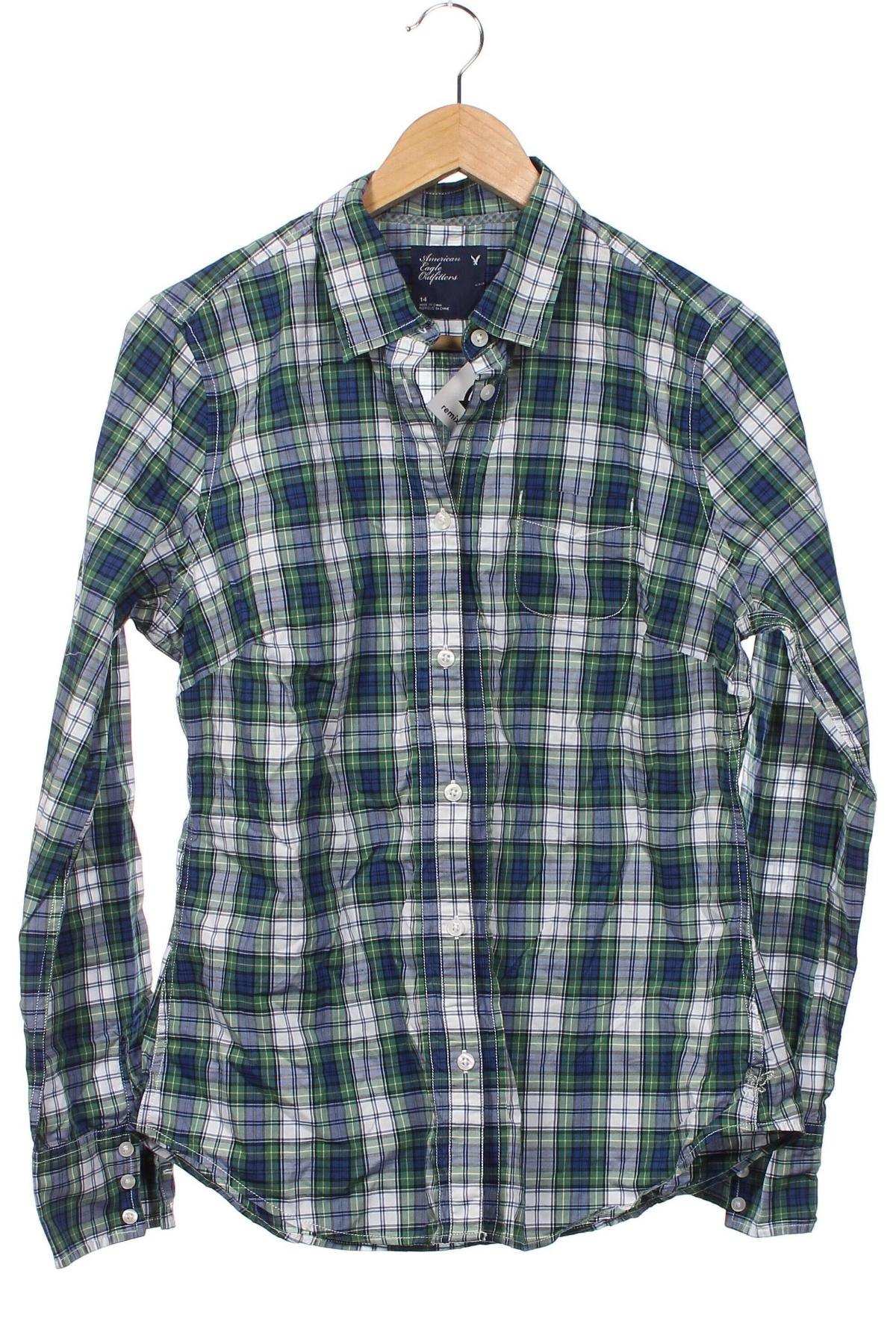 Παιδικό πουκάμισο American Eagle, Μέγεθος 13-14y/ 164-168 εκ., Χρώμα Πολύχρωμο, Τιμή 4,01 €