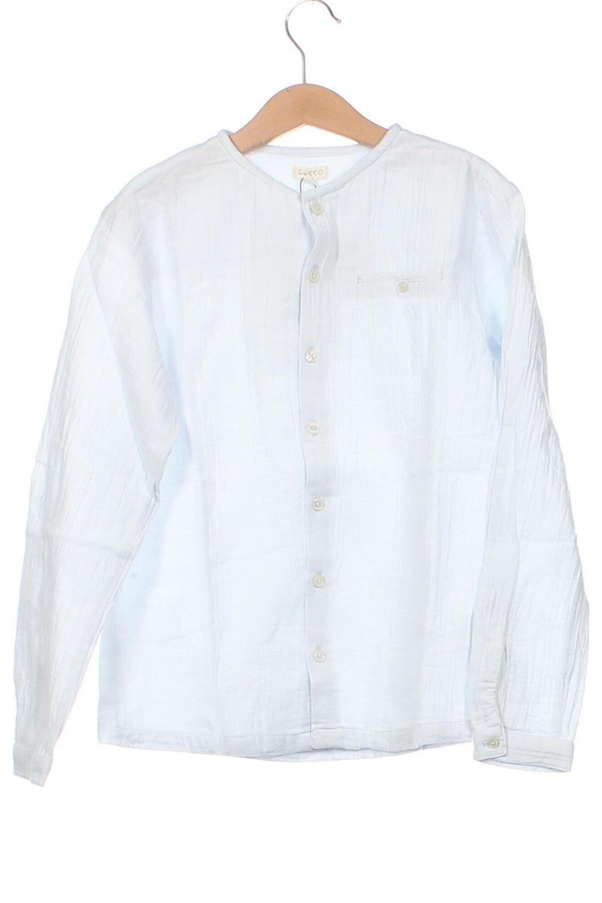 Kinderhemd Gocco, Größe 7-8y/ 128-134 cm, Farbe Blau, Preis 24,23 €