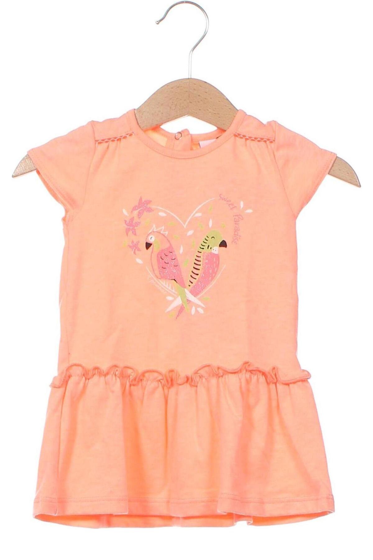 Детска рокля 3 Pommes, Размер 3-6m/ 62-68 см, Цвят Розов, Цена 20,80 лв.