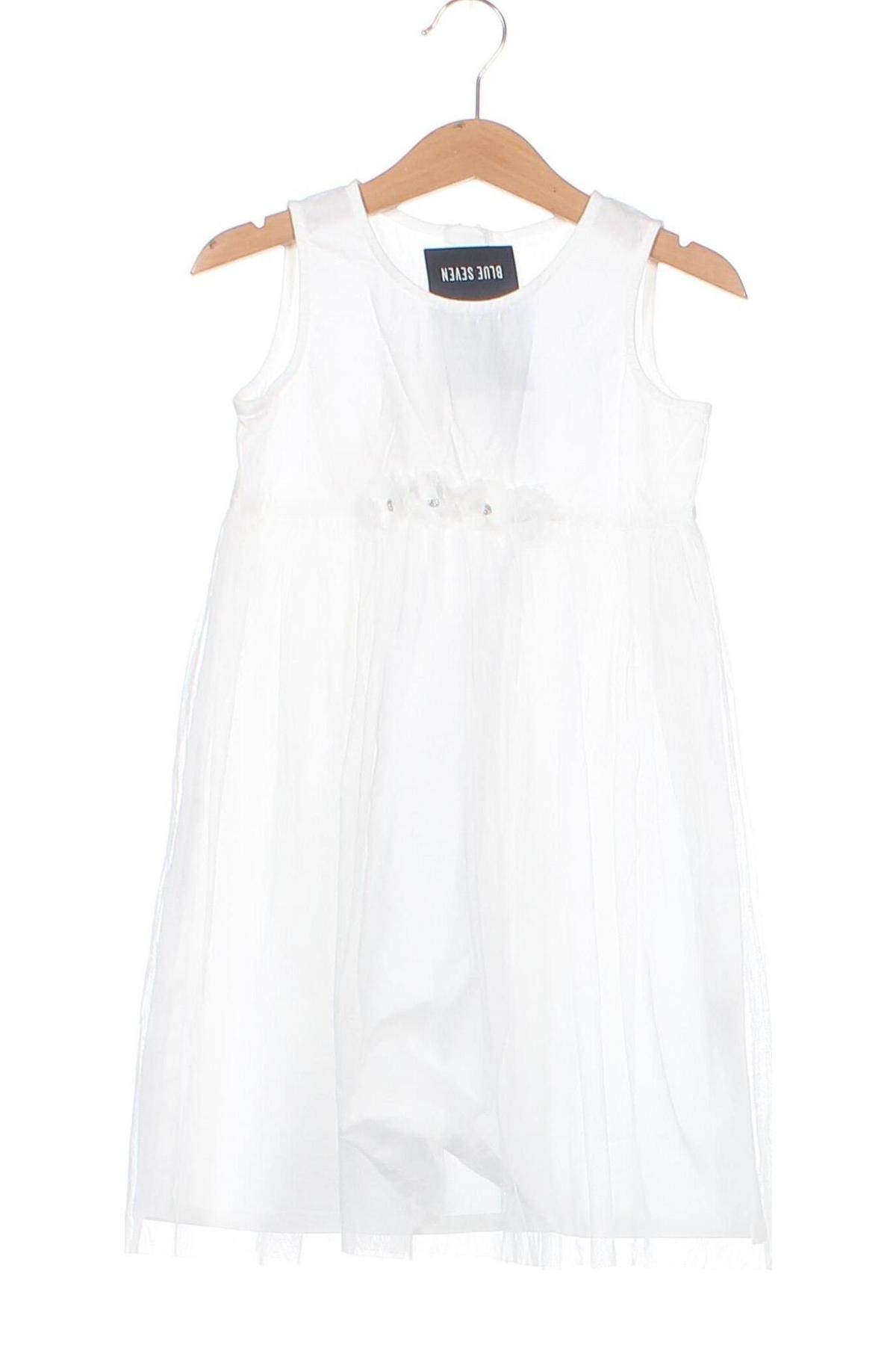 Παιδικό φόρεμα Blue Seven, Μέγεθος 2-3y/ 98-104 εκ., Χρώμα Λευκό, Τιμή 23,71 €