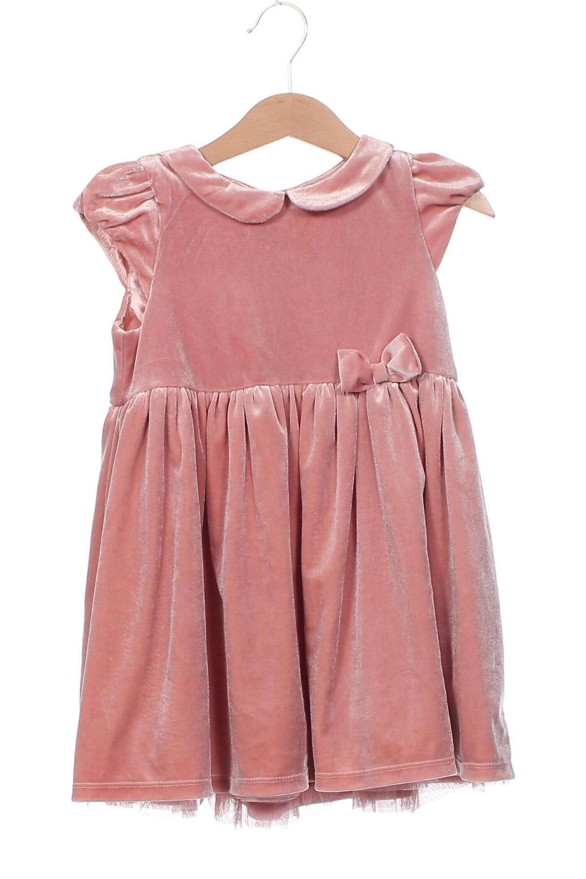 Детска рокля H&M, Размер 18-24m/ 86-98 см, Цвят Розов, Цена 11,76 лв.