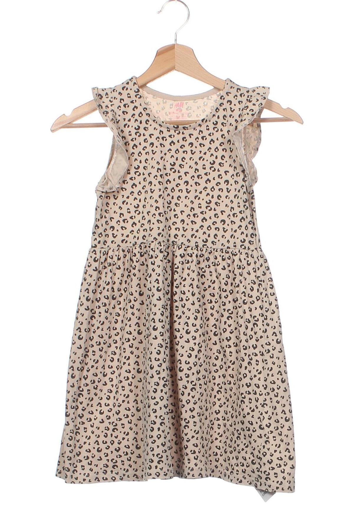 Dziecięca sukienka H&M, Rozmiar 6-7y/ 122-128 cm, Kolor Beżowy, Cena 50,94 zł