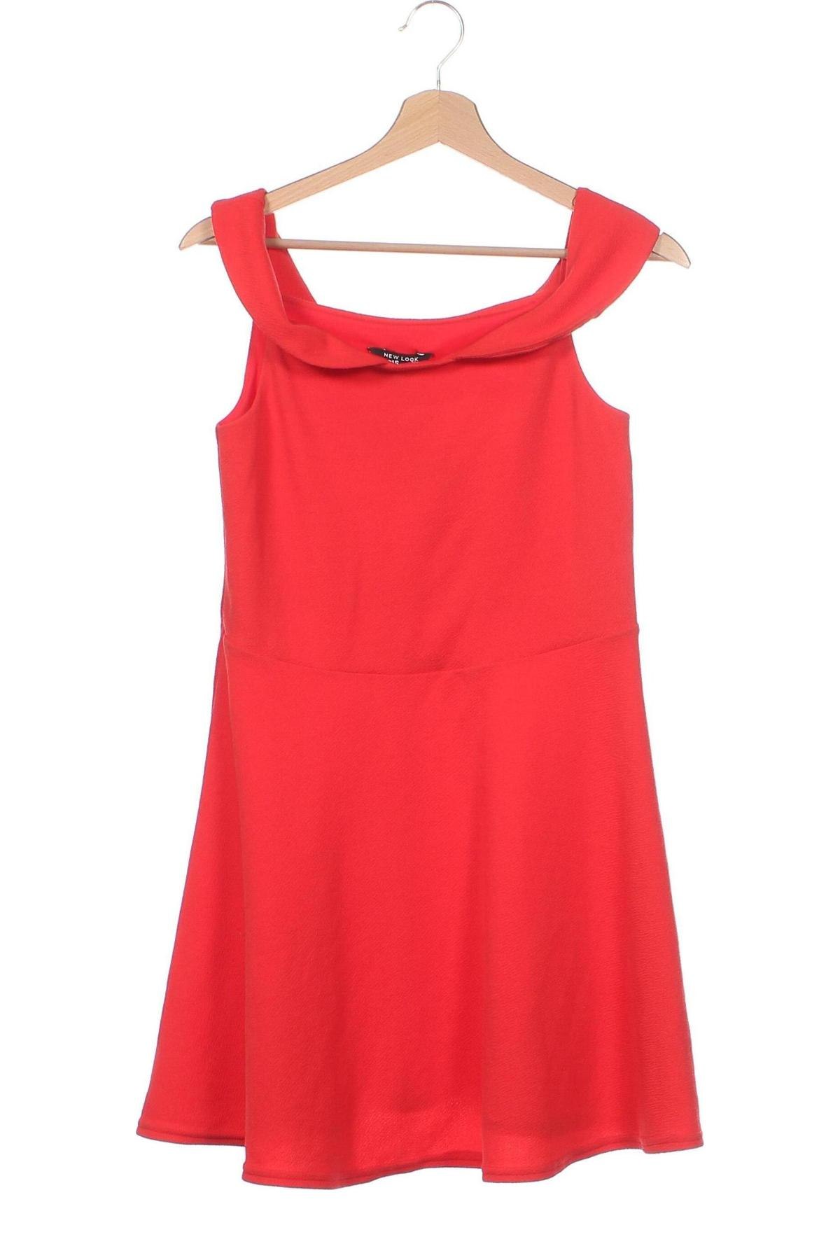 Детска рокля New Look, Размер 14-15y/ 168-170 см, Цвят Червен, Цена 14,89 лв.
