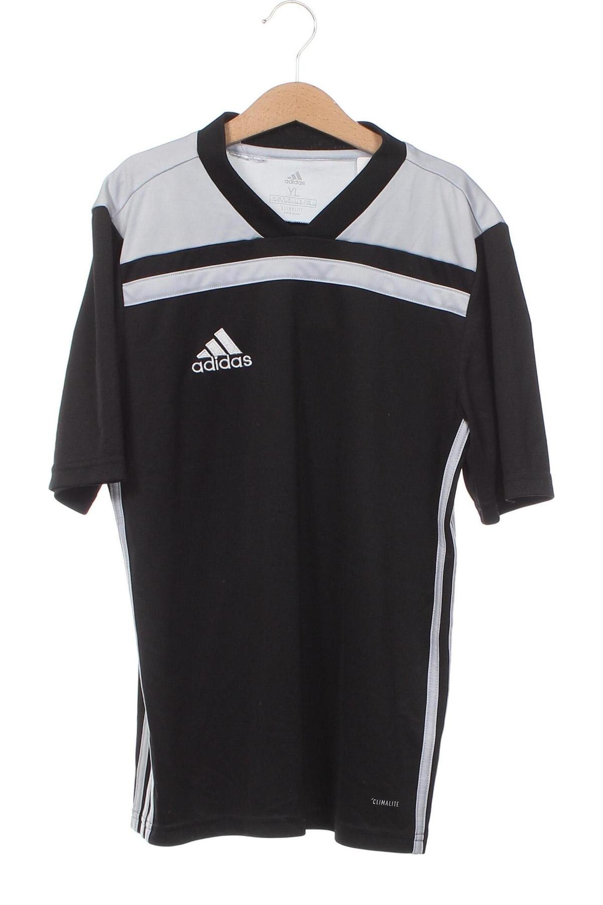 Kinder T-Shirt Adidas, Größe 13-14y/ 164-168 cm, Farbe Schwarz, Preis 14,61 €