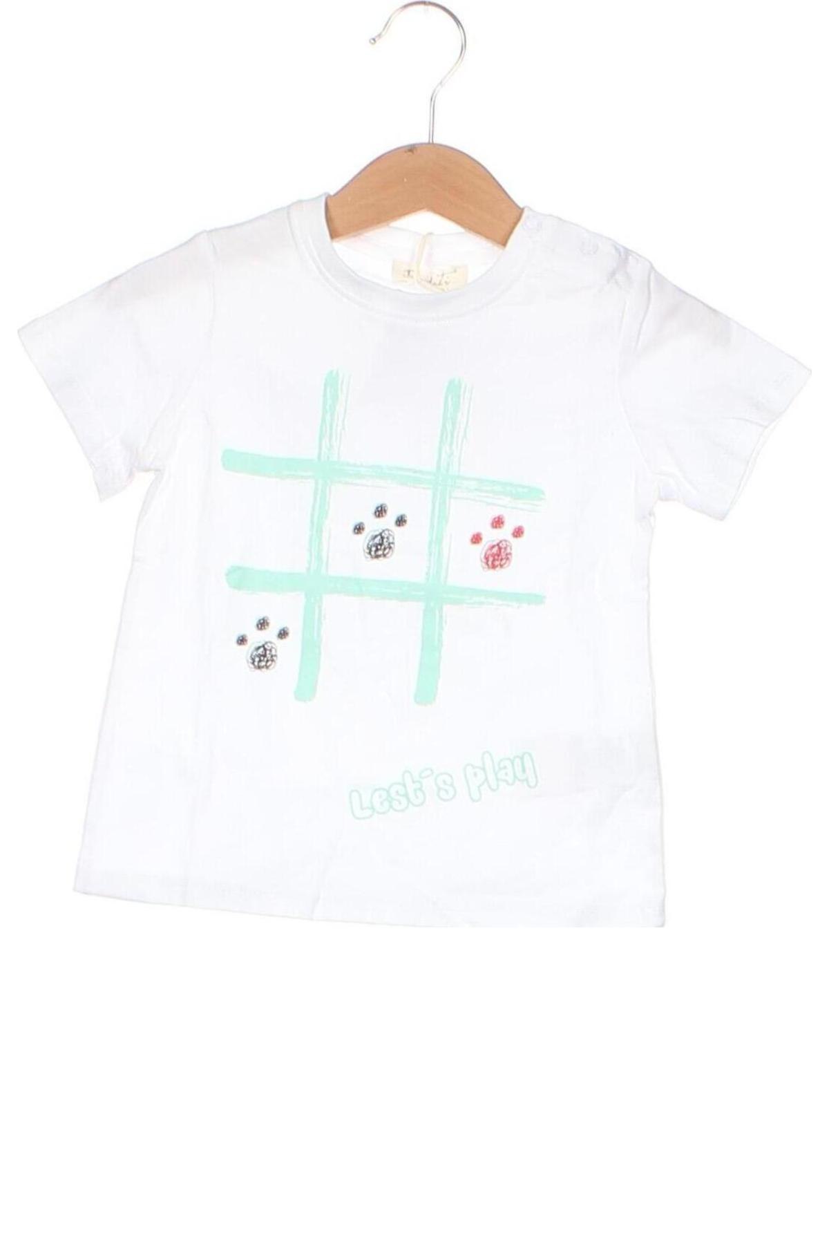 Tricou pentru copii Dadati, Mărime 18-24m/ 86-98 cm, Culoare Alb, Preț 37,90 Lei