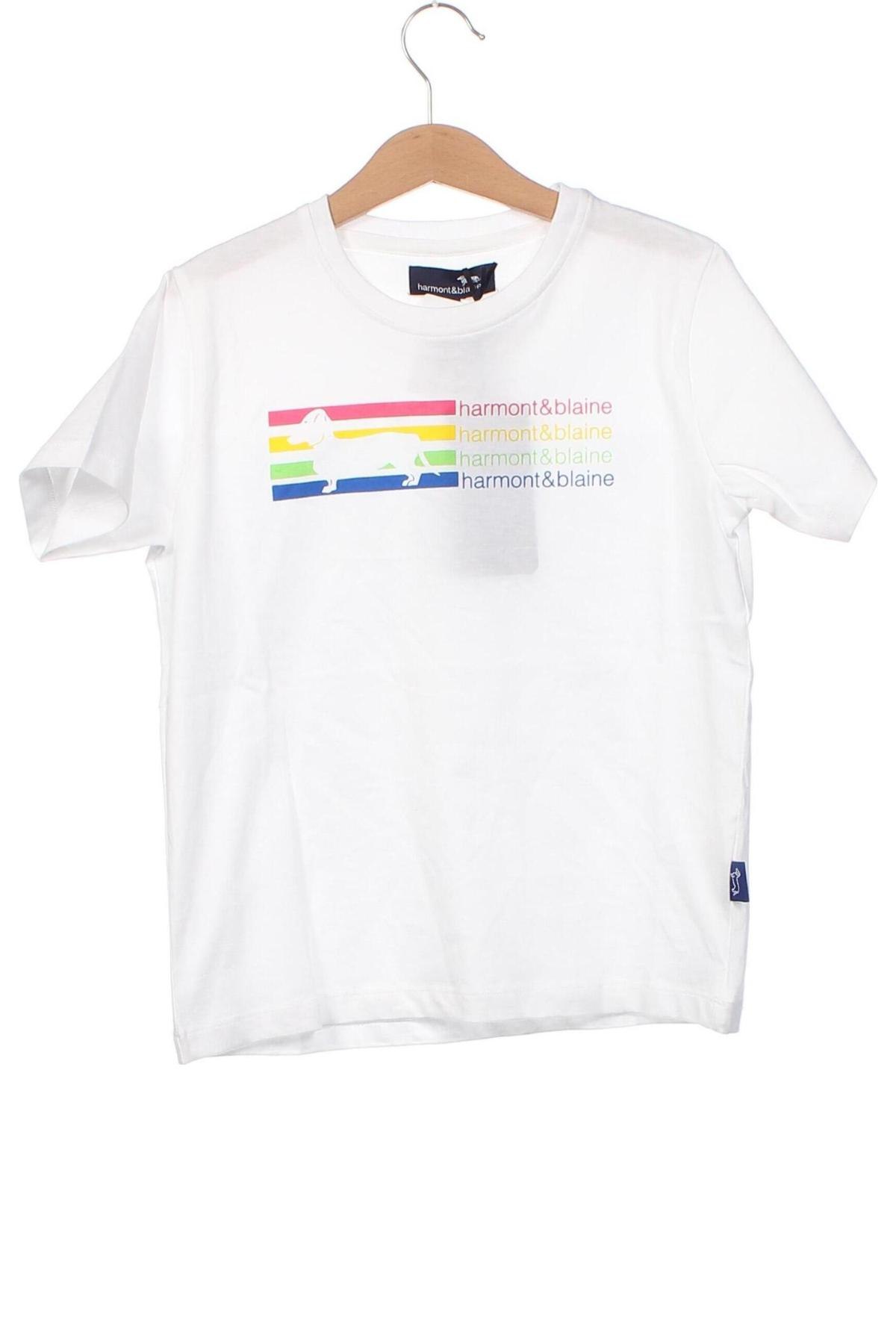 Παιδικό μπλουζάκι Harmont & Blaine, Μέγεθος 7-8y/ 128-134 εκ., Χρώμα Λευκό, Τιμή 24,63 €