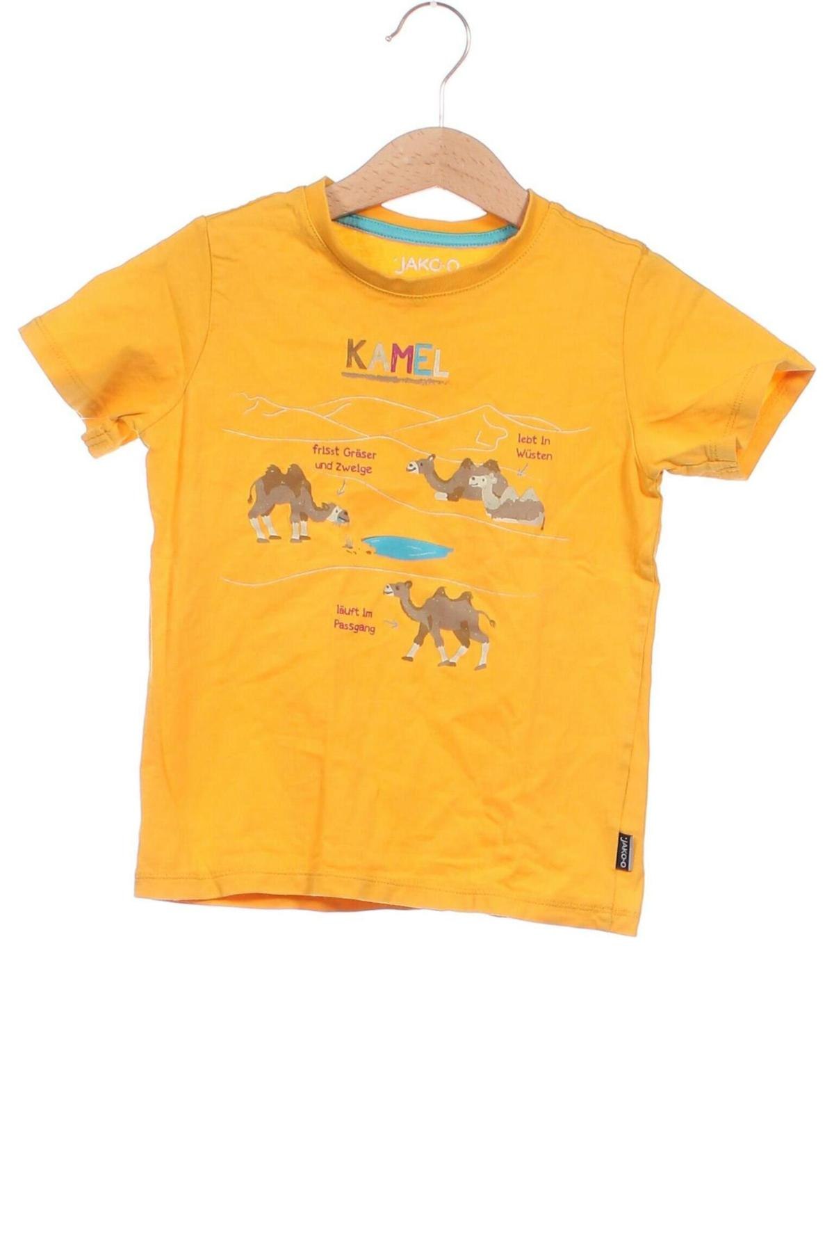 Dziecięcy T-shirt Jako-O, Rozmiar 3-4y/ 104-110 cm, Kolor Żółty, Cena 26,97 zł