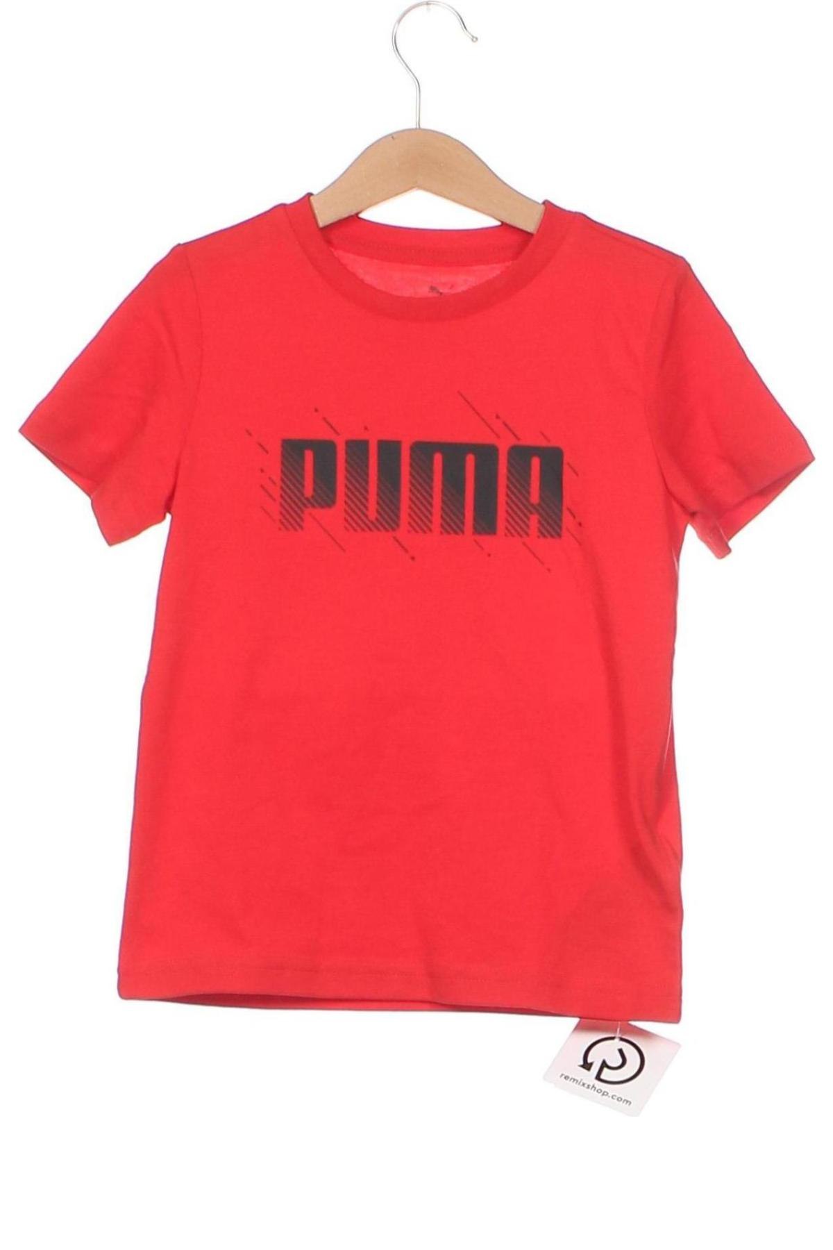 Kinder T-Shirt PUMA, Größe 5-6y/ 116-122 cm, Farbe Rot, Preis 15,75 €