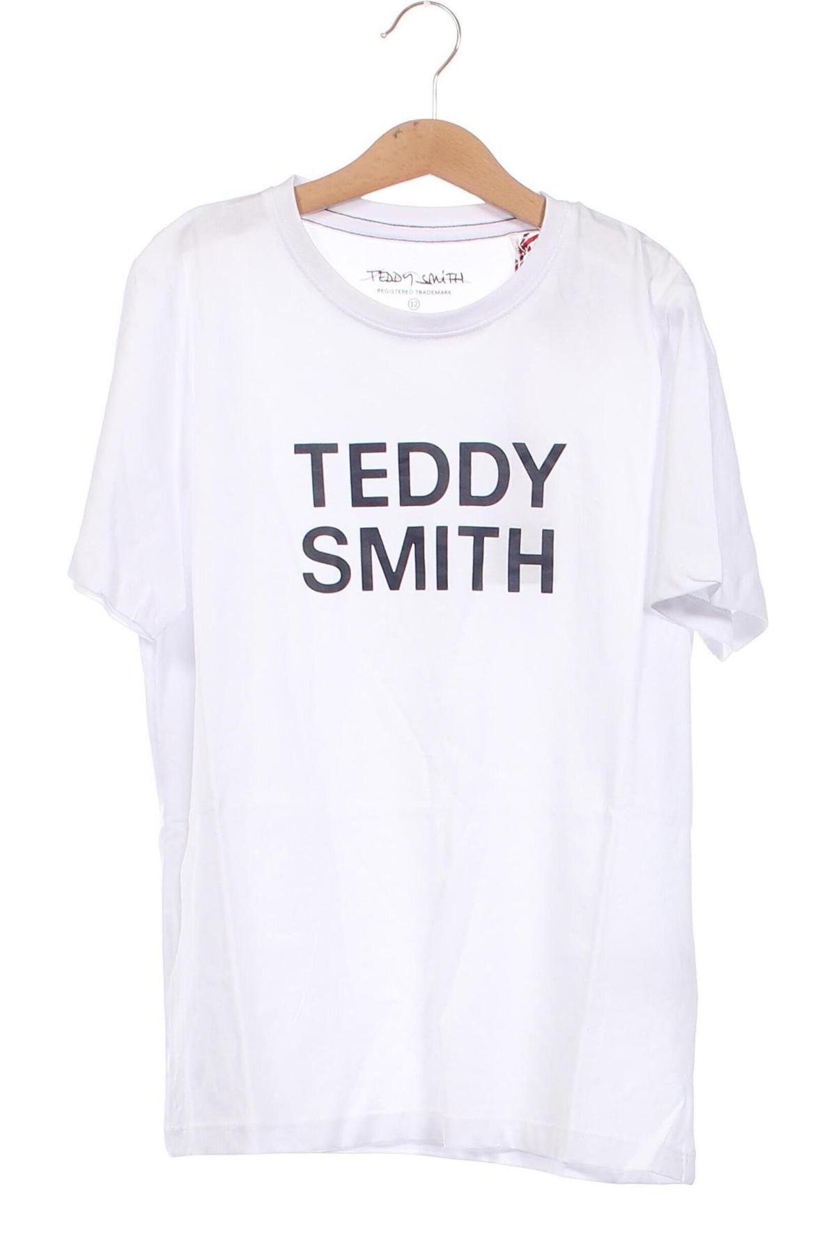 Tricou pentru copii Teddy Smith, Mărime 11-12y/ 152-158 cm, Culoare Alb, Preț 41,61 Lei