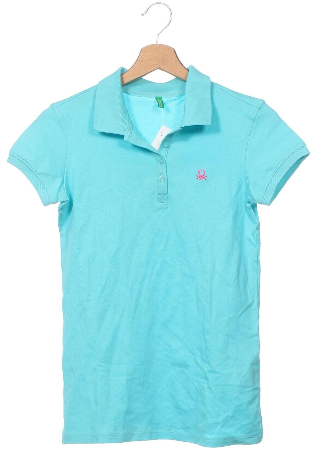 Kinder T-Shirt United Colors Of Benetton, Größe 12-13y/ 158-164 cm, Farbe Blau, Preis 7,65 €