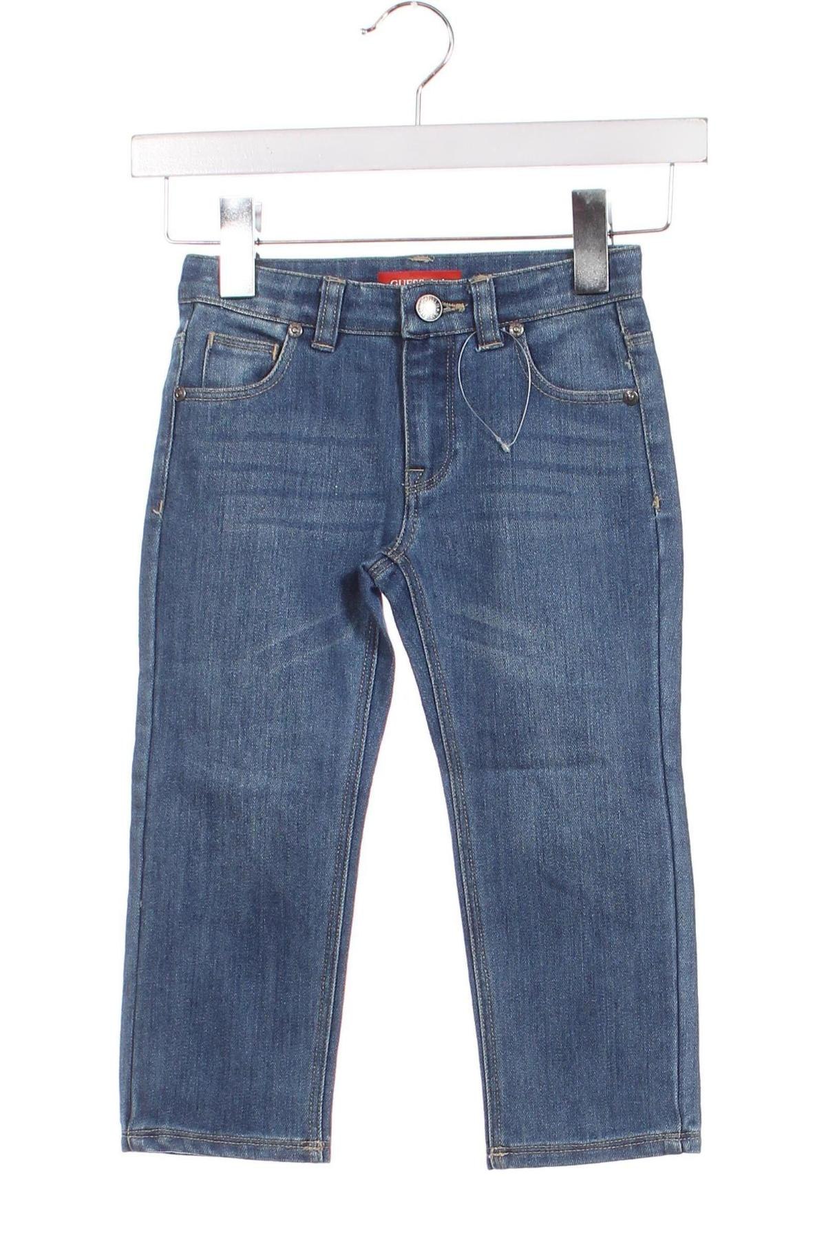 Dziecięce jeansy Guess, Rozmiar 2-3y/ 98-104 cm, Kolor Niebieski, Cena 238,03 zł