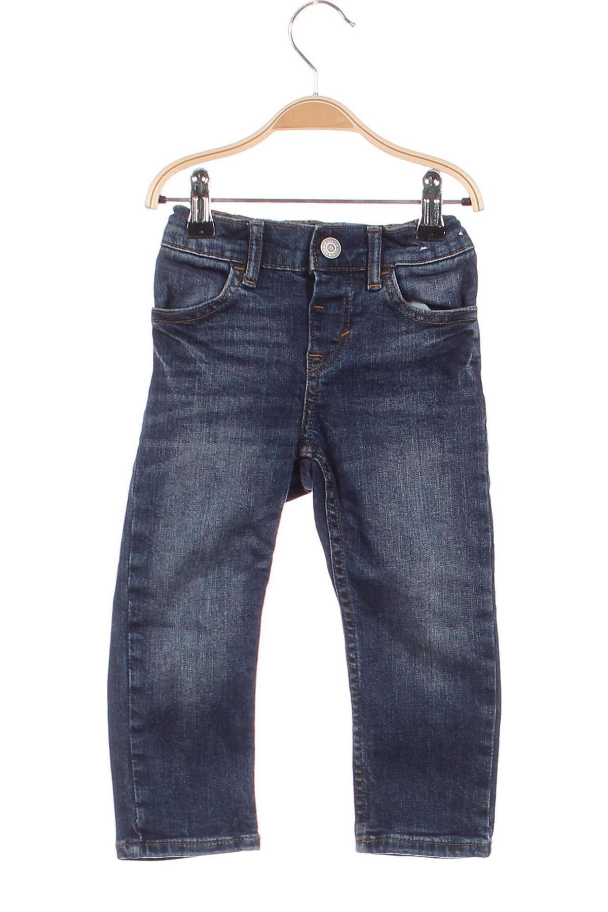 Dziecięce jeansy H&M, Rozmiar 18-24m/ 86-98 cm, Kolor Niebieski, Cena 52,66 zł