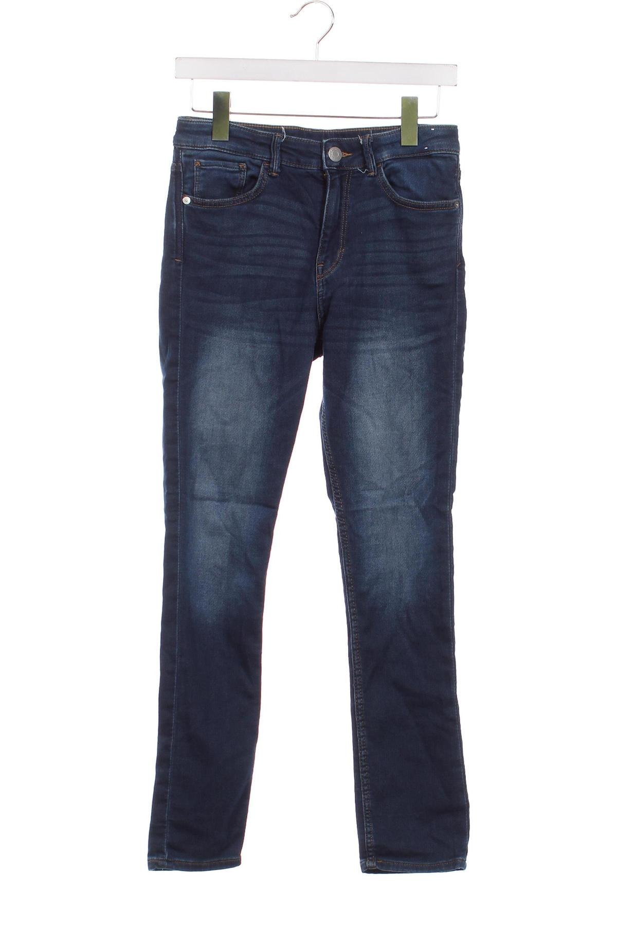 Dziecięce jeansy H&M, Rozmiar 12-13y/ 158-164 cm, Kolor Czarny, Cena 33,78 zł