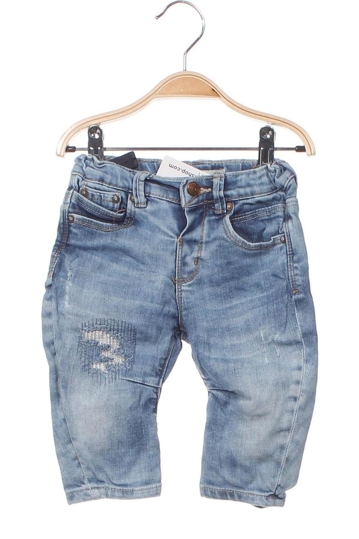 Detské džínsy  Zara, Veľkosť 3-6m/ 62-68 cm, Farba Modrá, Cena  3,59 €