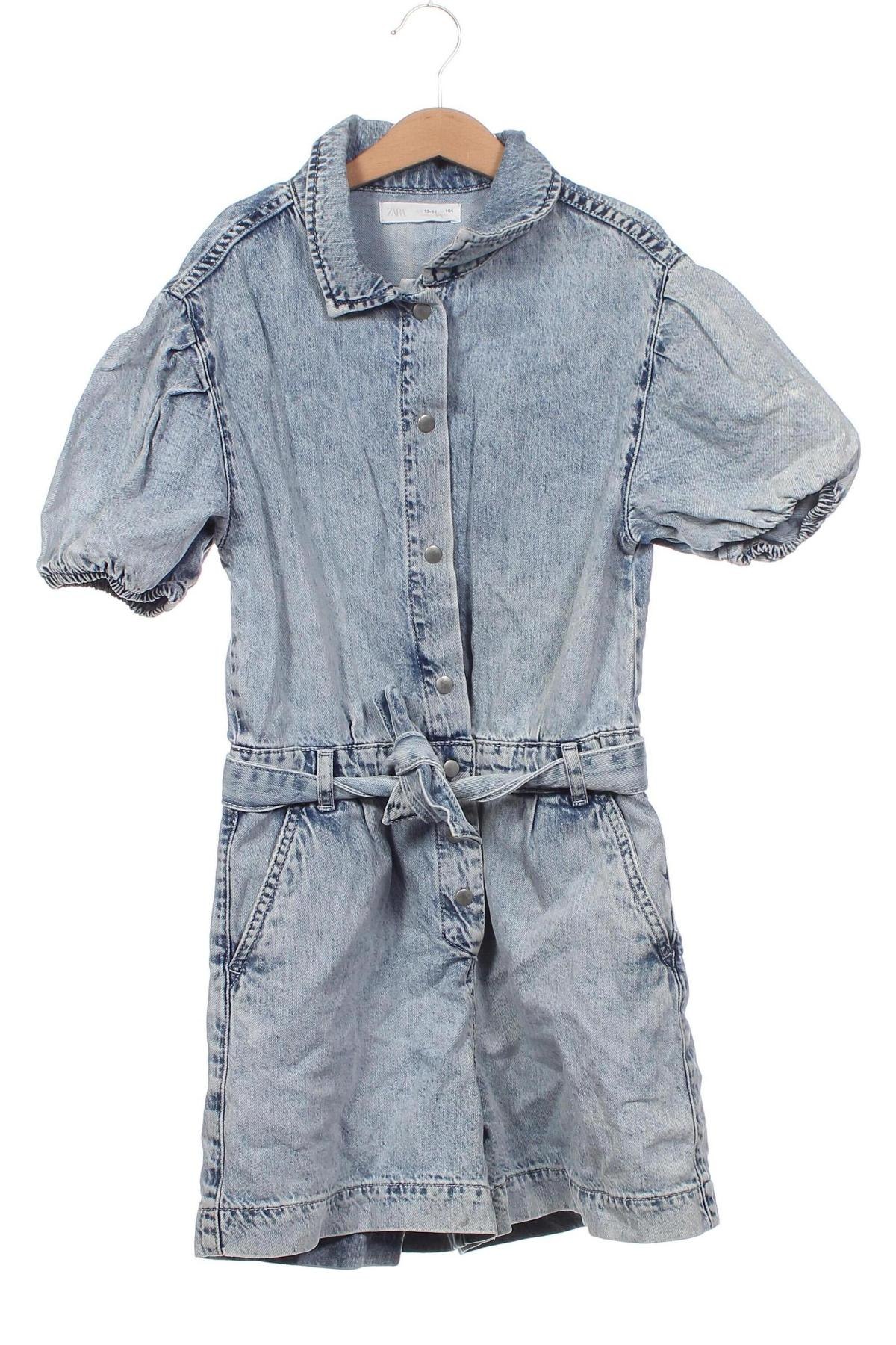 Kinder Overall Zara, Größe 13-14y/ 164-168 cm, Farbe Blau, Preis 7,67 €