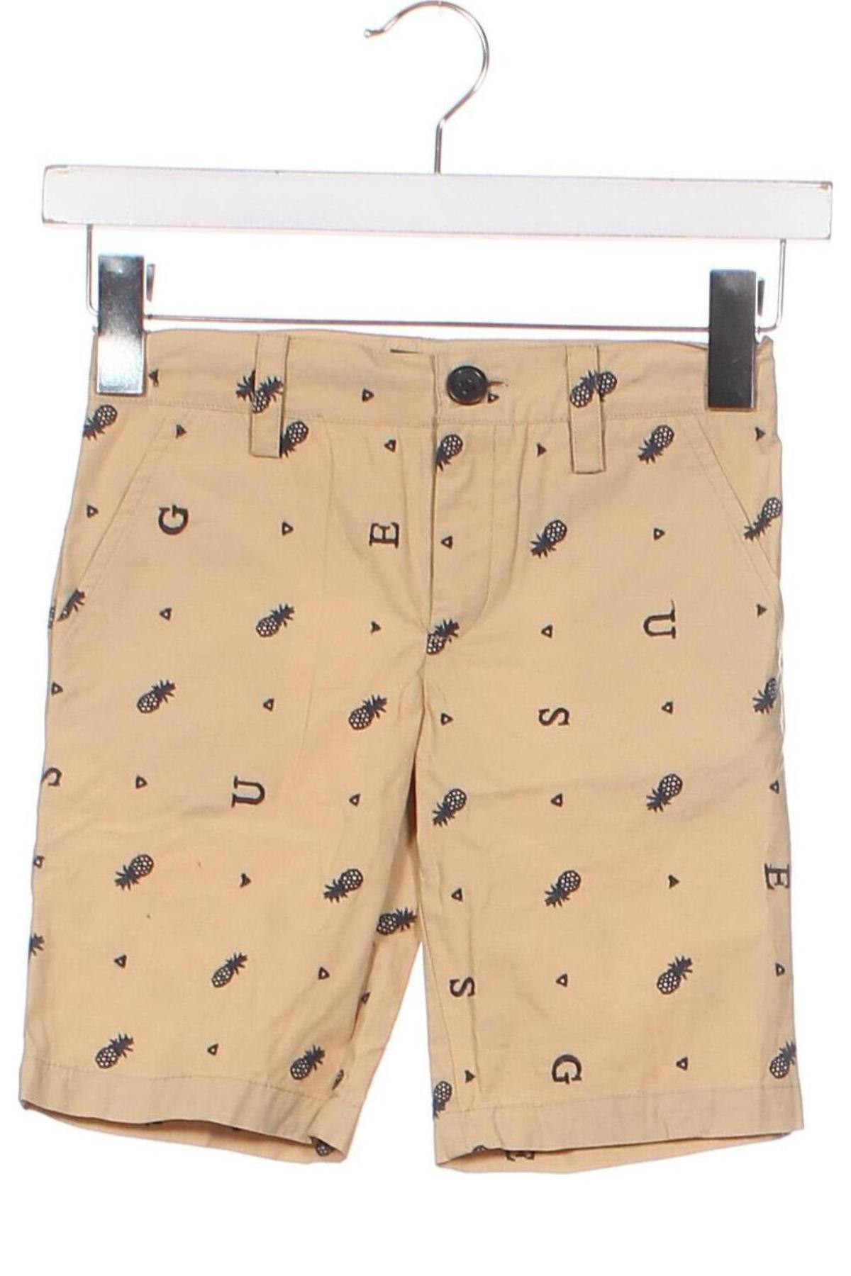 Dětské krátké kalhoty  Guess, Velikost 5-6y/ 116-122 cm, Barva Béžová, Cena  657,00 Kč