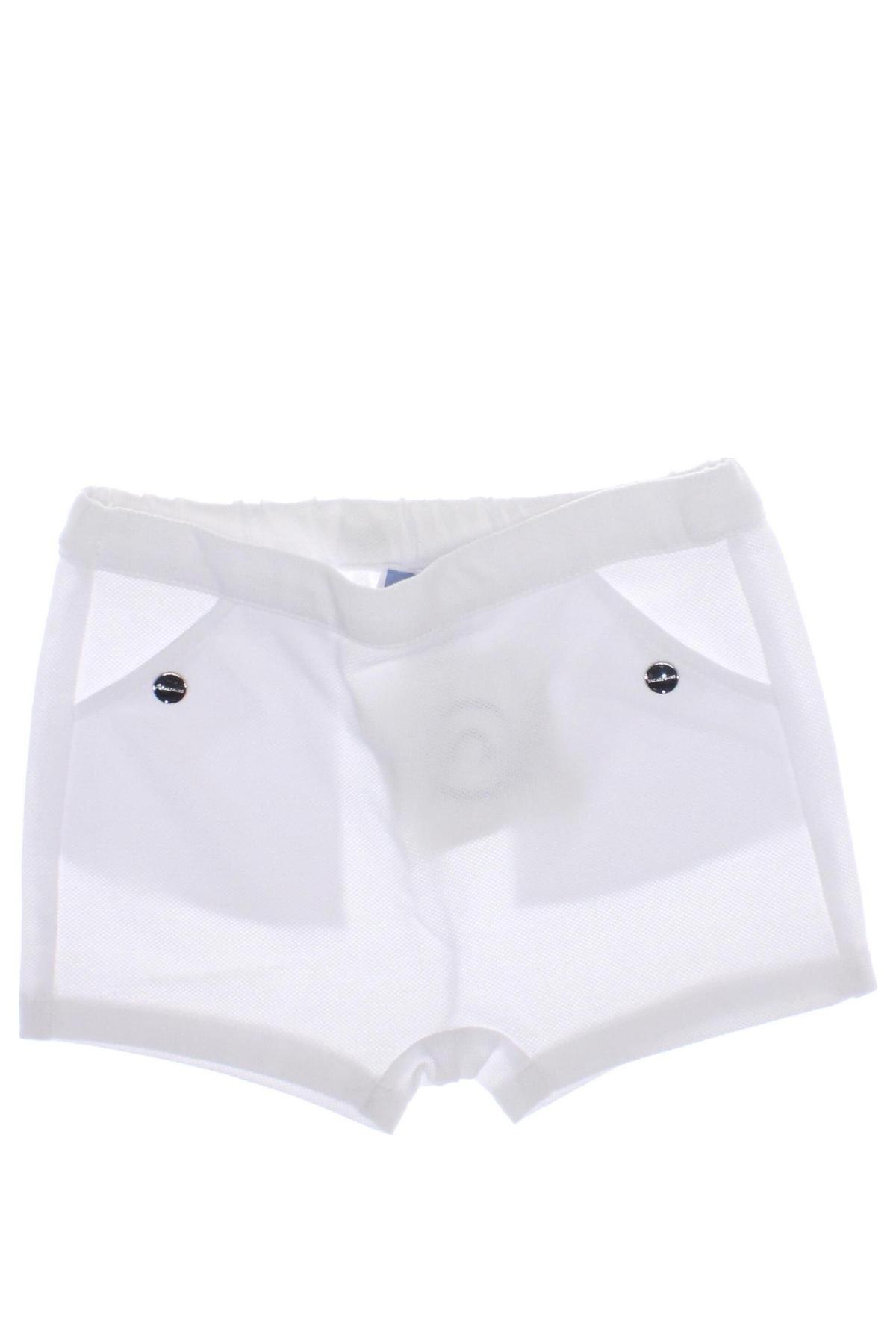 Детски къс панталон Jacadi, Размер 3-6m/ 62-68 см, Цвят Бял, Цена 22,00 лв.