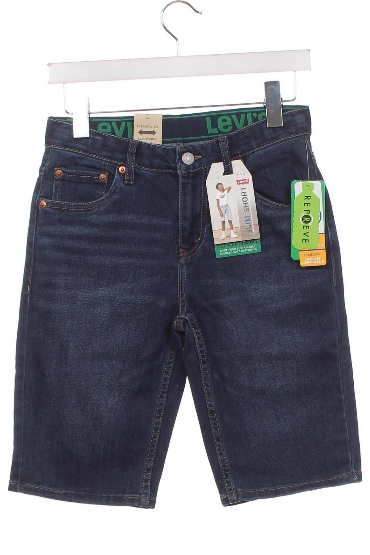 Παιδικό κοντό παντελόνι Levi's, Μέγεθος 13-14y/ 164-168 εκ., Χρώμα Μπλέ, Τιμή 32,99 €
