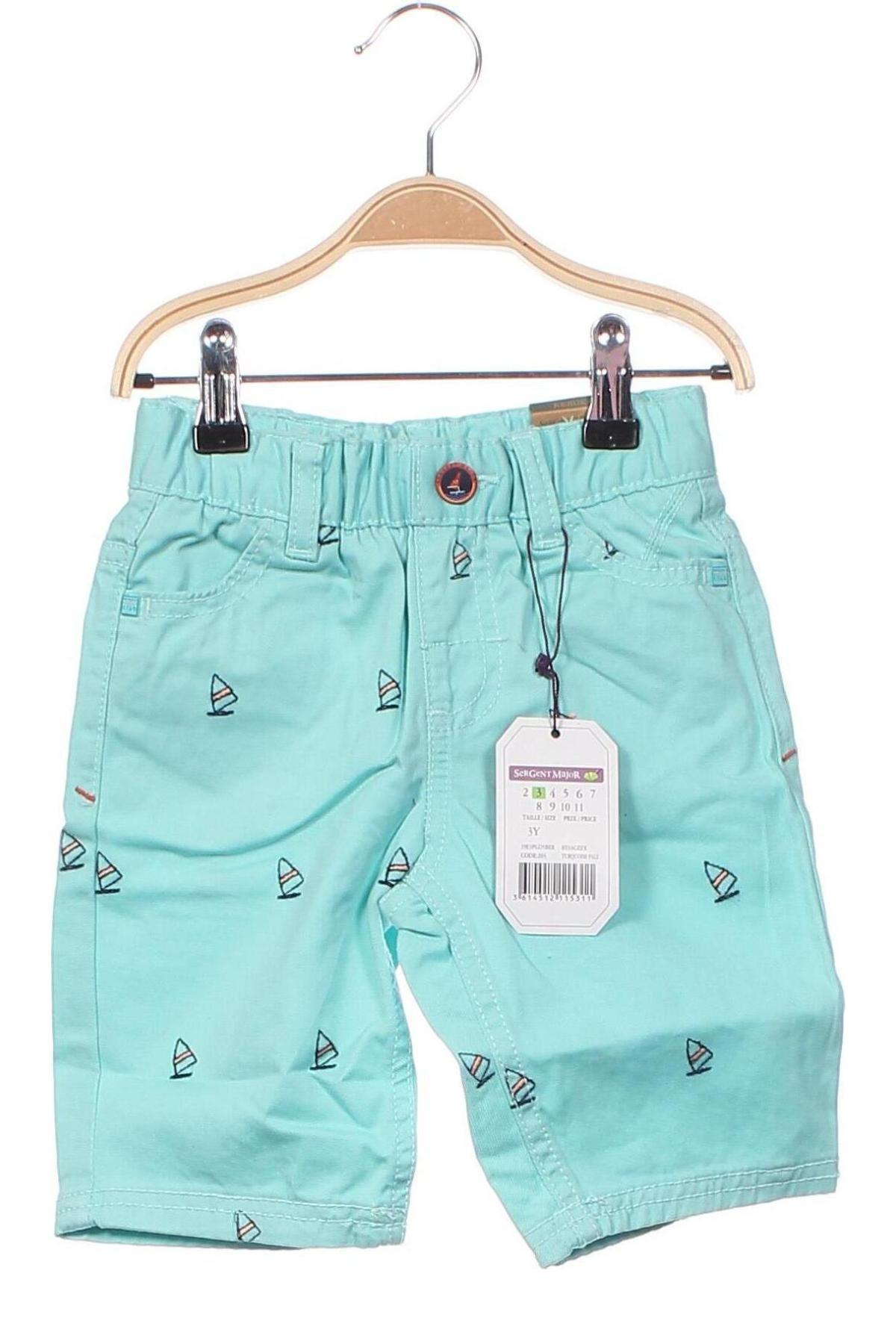 Pantaloni scurți pentru copii Sergent Major, Mărime 2-3y/ 98-104 cm, Culoare Verde, Preț 123,68 Lei