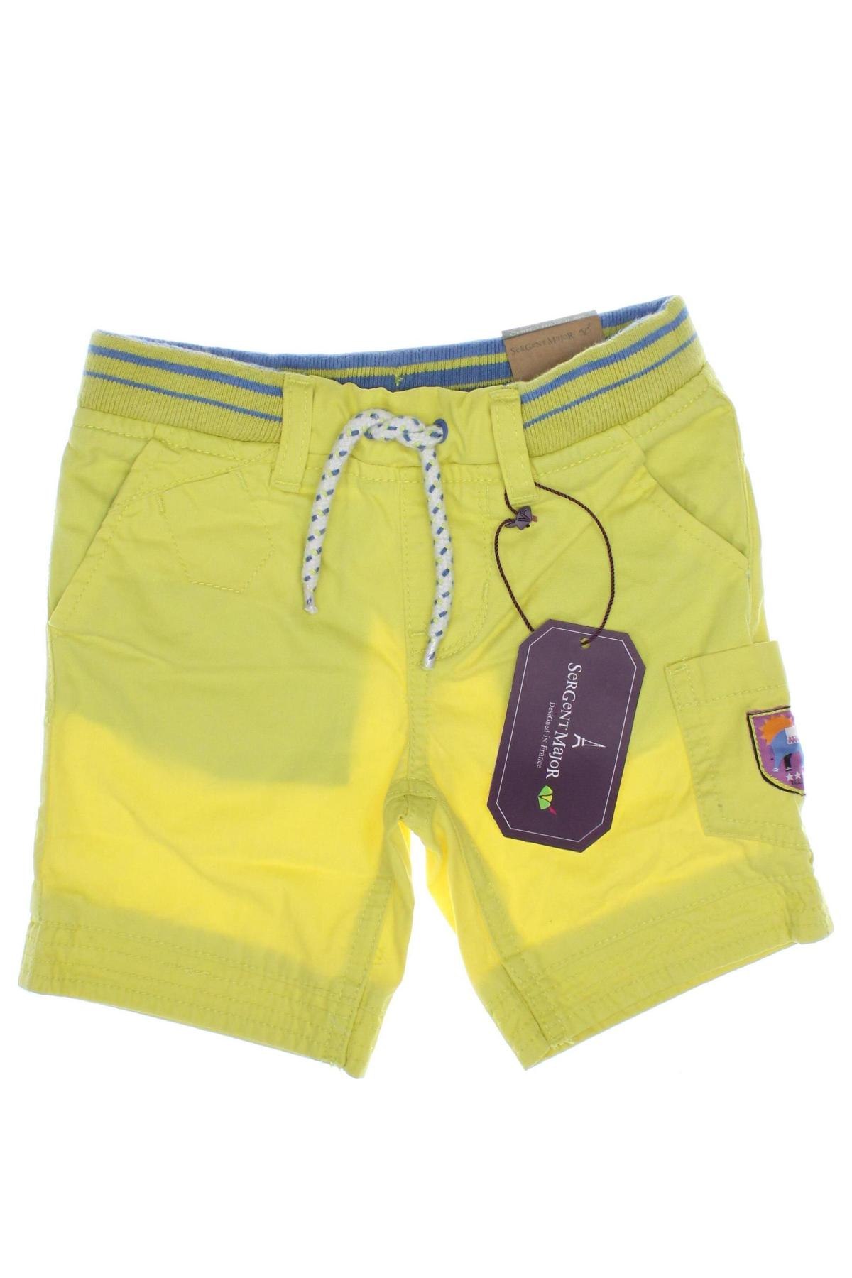 Детски къс панталон Sergent Major, Размер 18-24m/ 86-98 см, Цвят Жълт, Цена 47,00 лв.