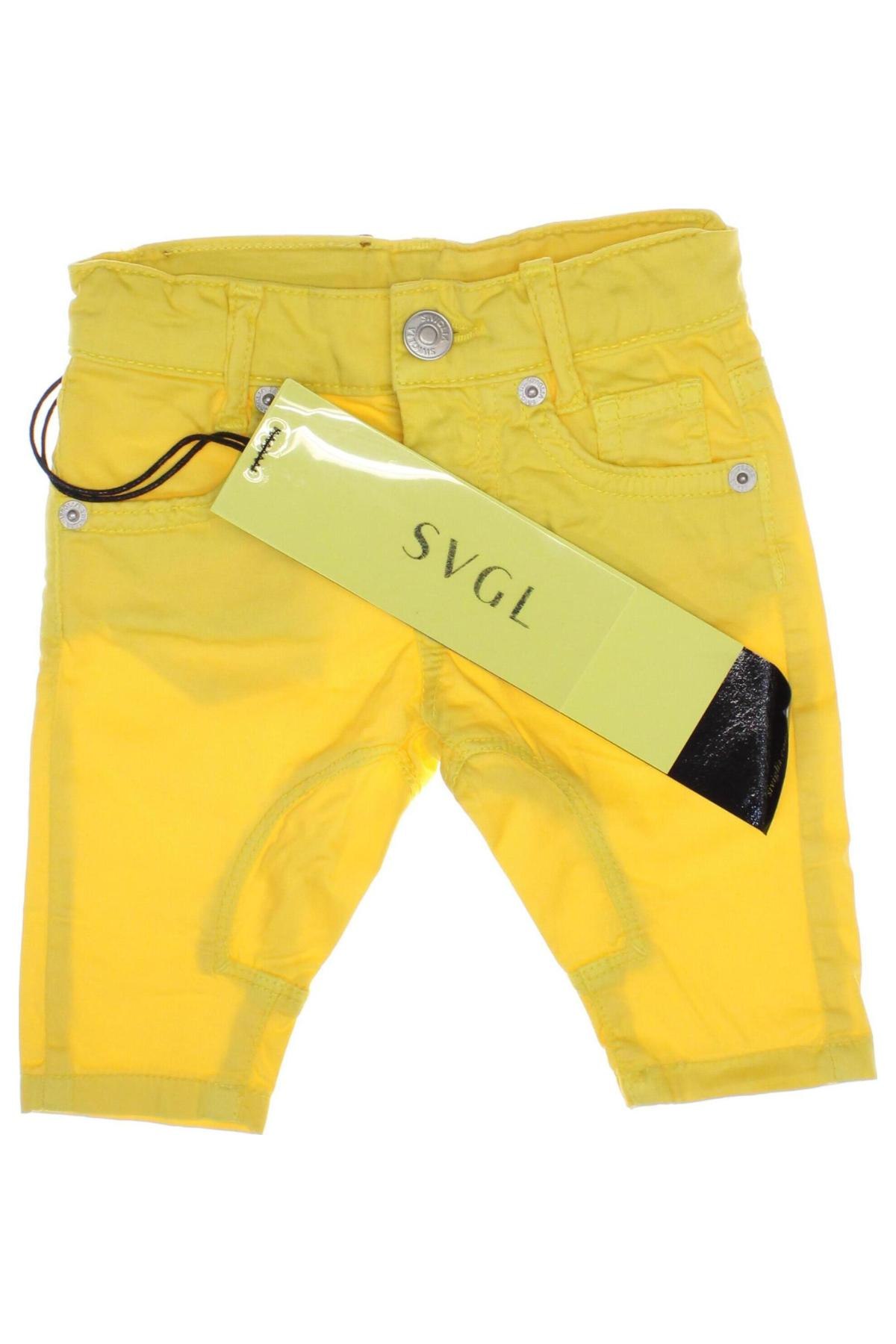Детски къс панталон Siviglia, Размер 3-6m/ 62-68 см, Цвят Жълт, Цена 64,00 лв.