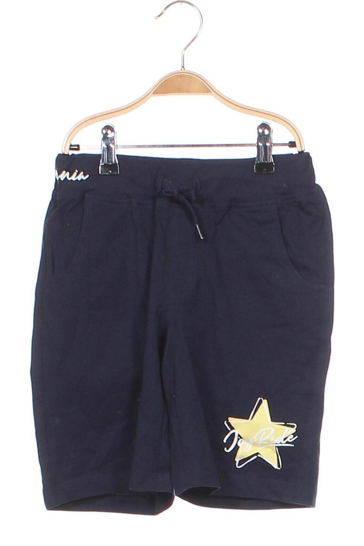 Παιδικό κοντό παντελόνι iDO, Μέγεθος 6-7y/ 122-128 εκ., Χρώμα Μπλέ, Τιμή 13,33 €