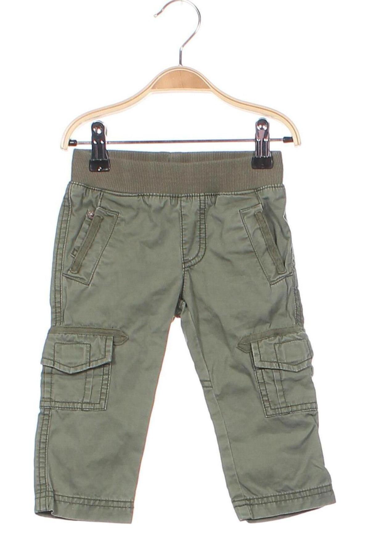 Pantaloni pentru copii, Mărime 9-12m/ 74-80 cm, Culoare Verde, Preț 13,39 Lei