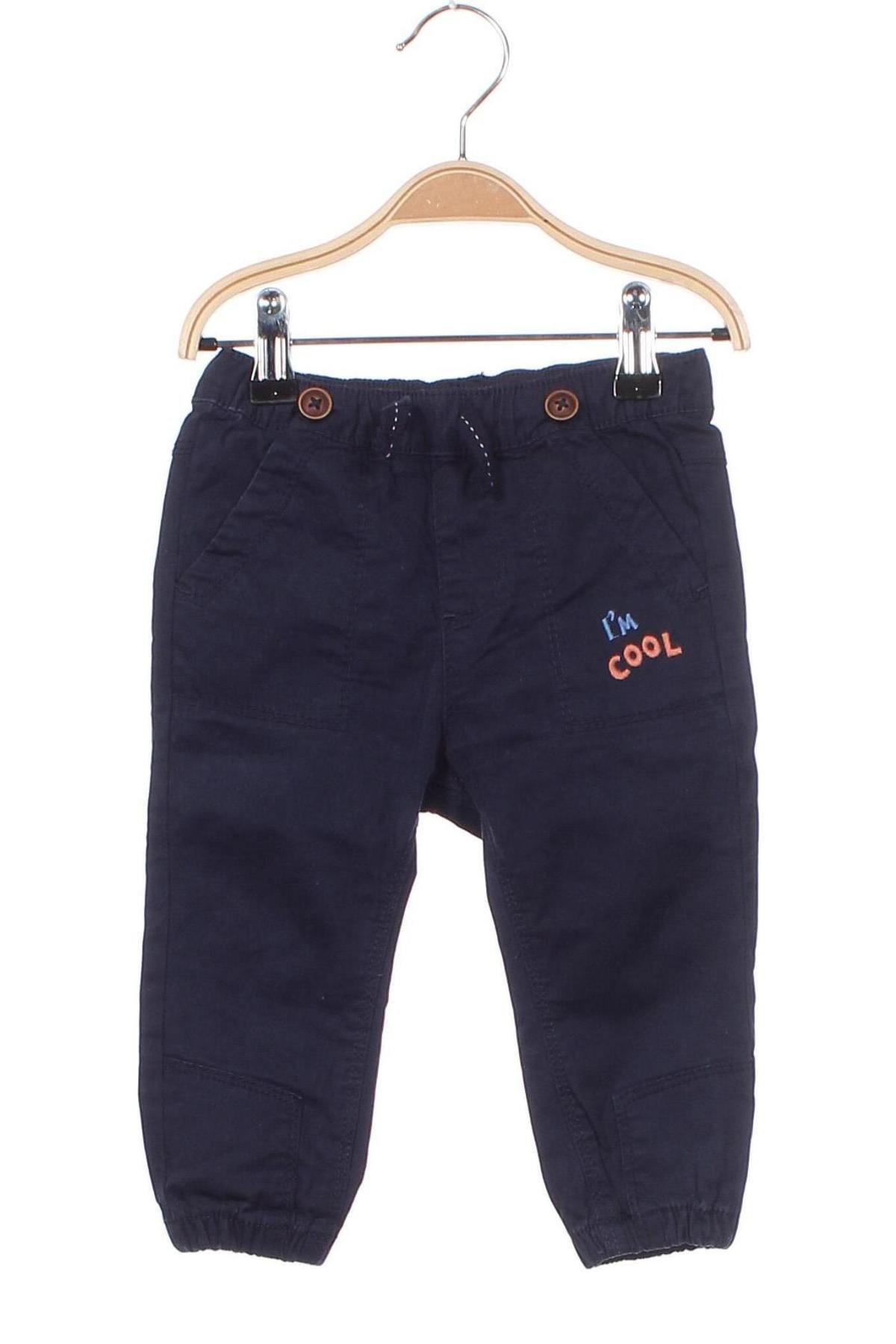 Детски панталон Coolclub, Размер 9-12m/ 74-80 см, Цвят Син, Цена 5,29 лв.