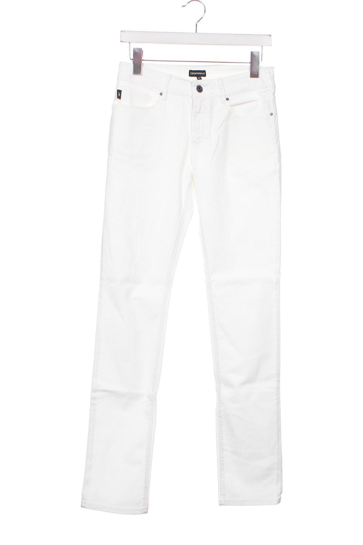 Детски панталон Emporio Armani, Размер 15-18y/ 170-176 см, Цвят Бял, Цена 141,75 лв.