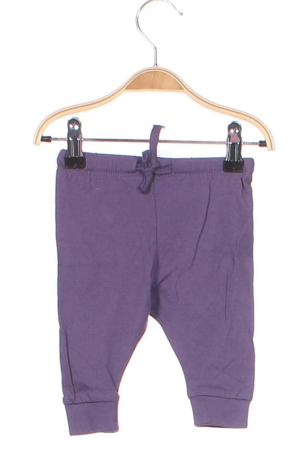 Dětské kalhoty  H&M, Velikost 3-6m/ 62-68 cm, Barva Fialová, Cena  272,00 Kč