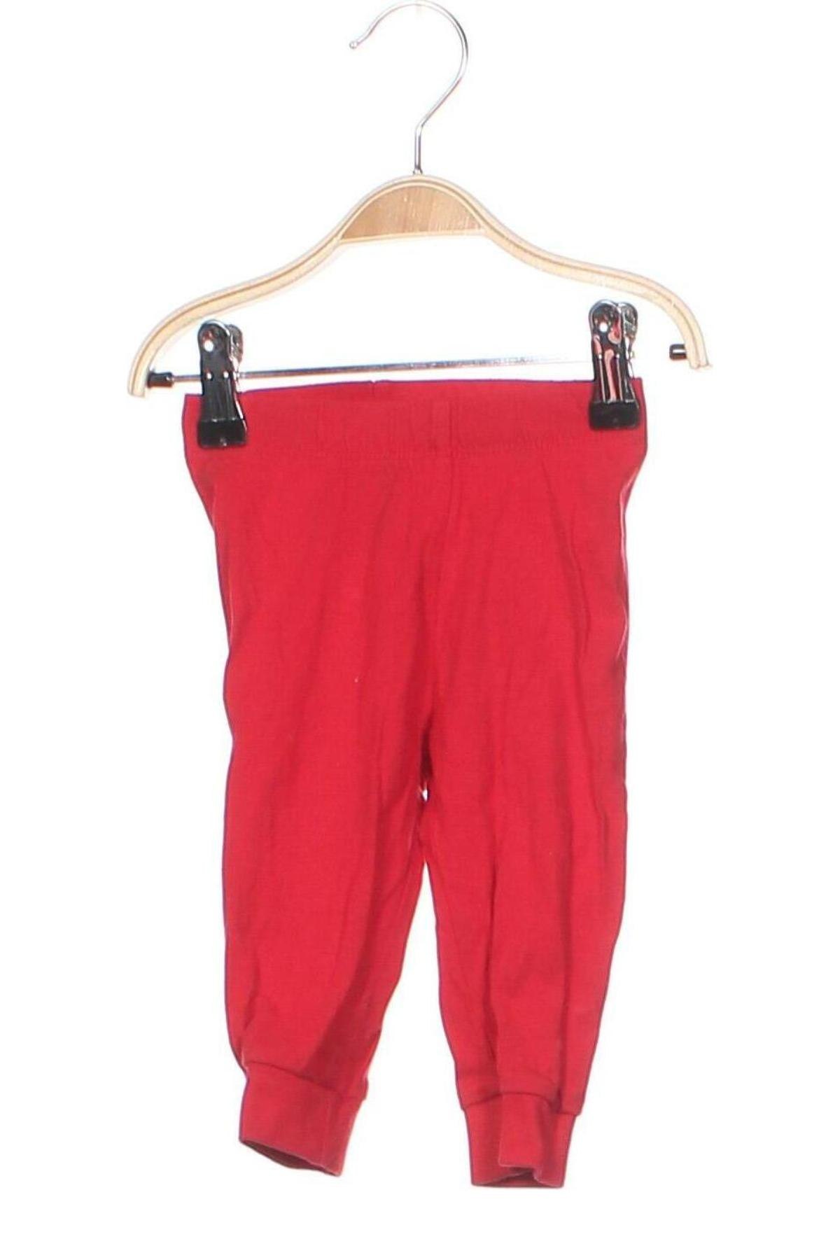 Pantaloni pentru copii H&M, Mărime 3-6m/ 62-68 cm, Culoare Roșu, Preț 10,42 Lei