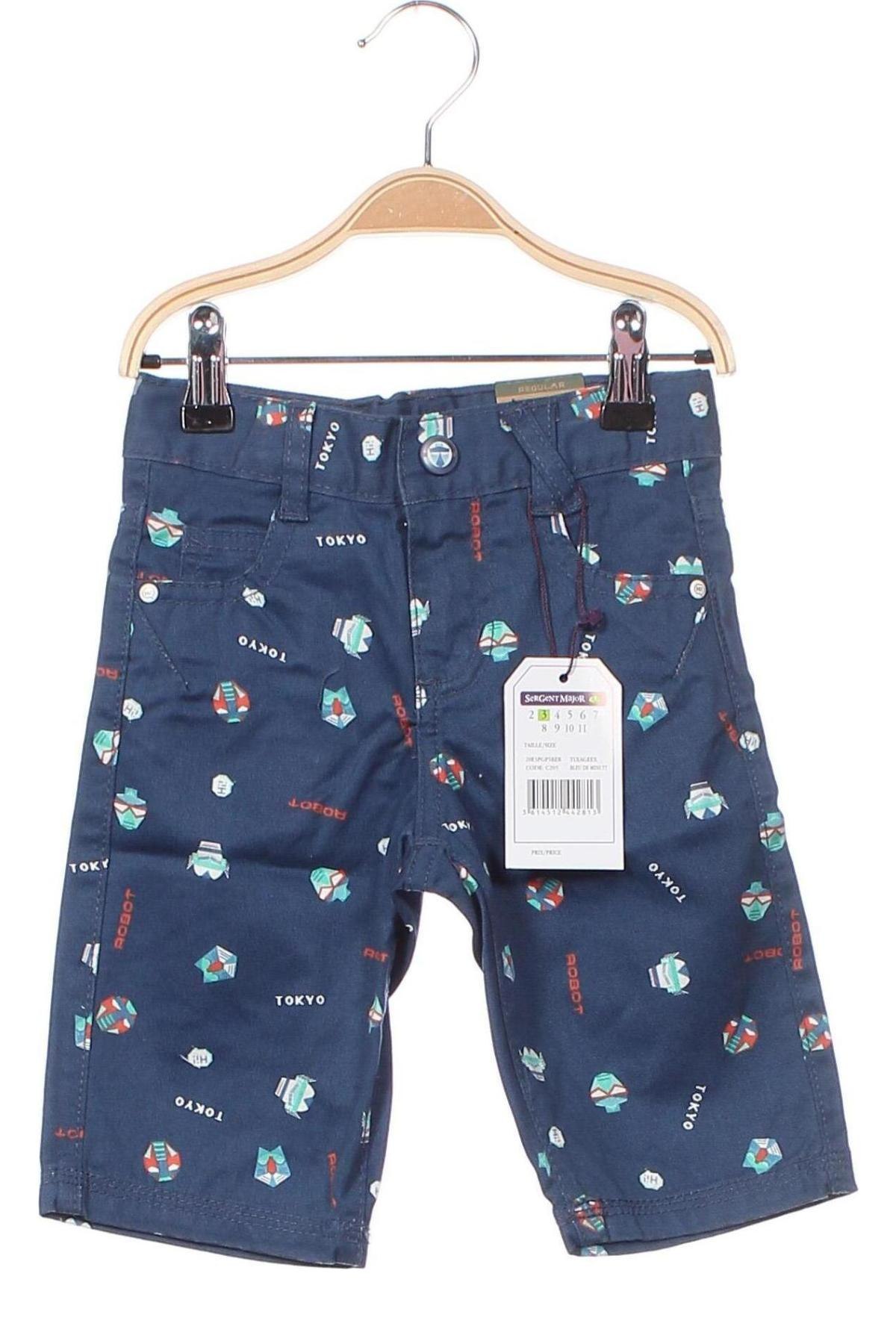 Pantaloni pentru copii Sergent Major, Mărime 2-3y/ 98-104 cm, Culoare Albastru, Preț 69,05 Lei
