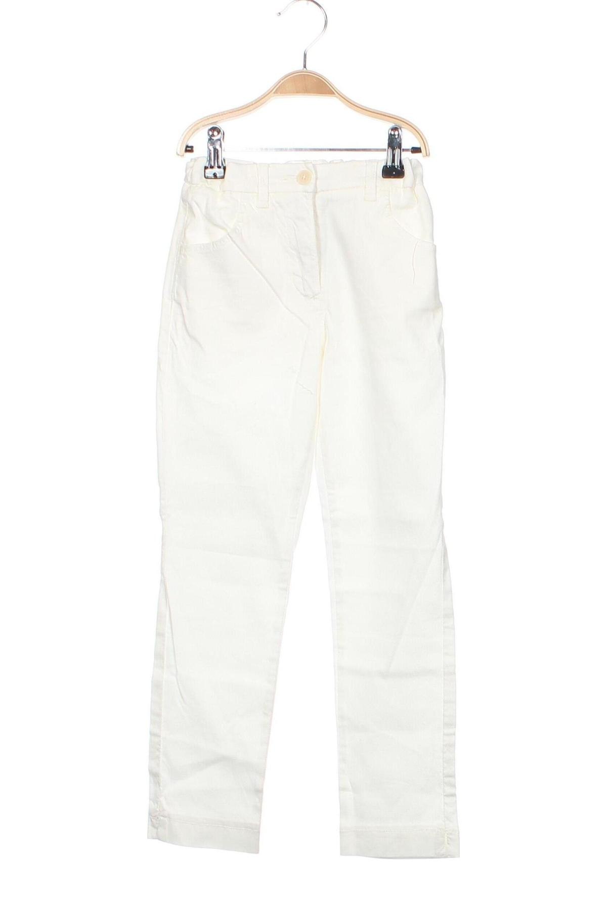 Dětské kalhoty  United Colors Of Benetton, Velikost 7-8y/ 128-134 cm, Barva Bílá, Cena  380,00 Kč