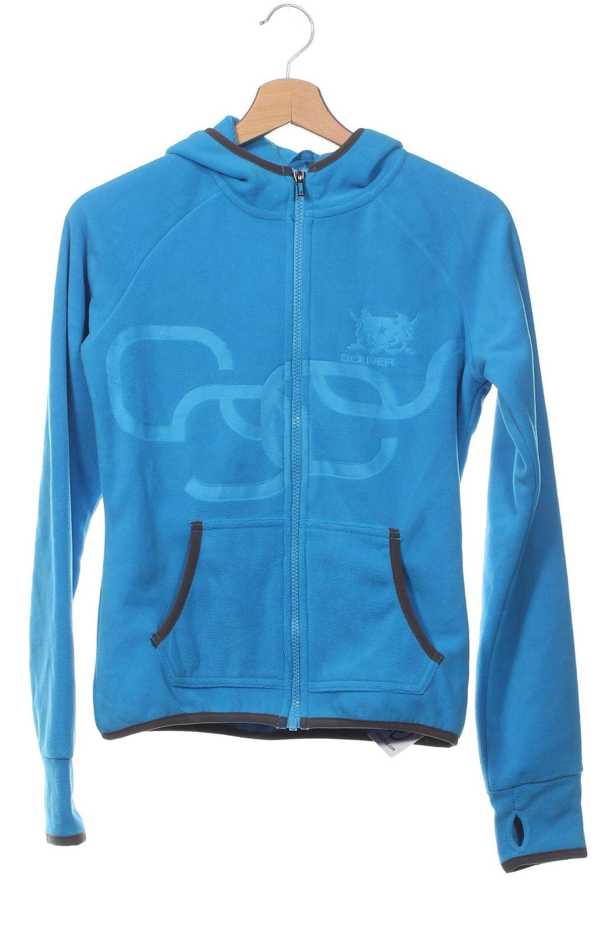 Kinder Fleece Sweatshirt S.Oliver, Größe 10-11y/ 146-152 cm, Farbe Blau, Preis 9,74 €