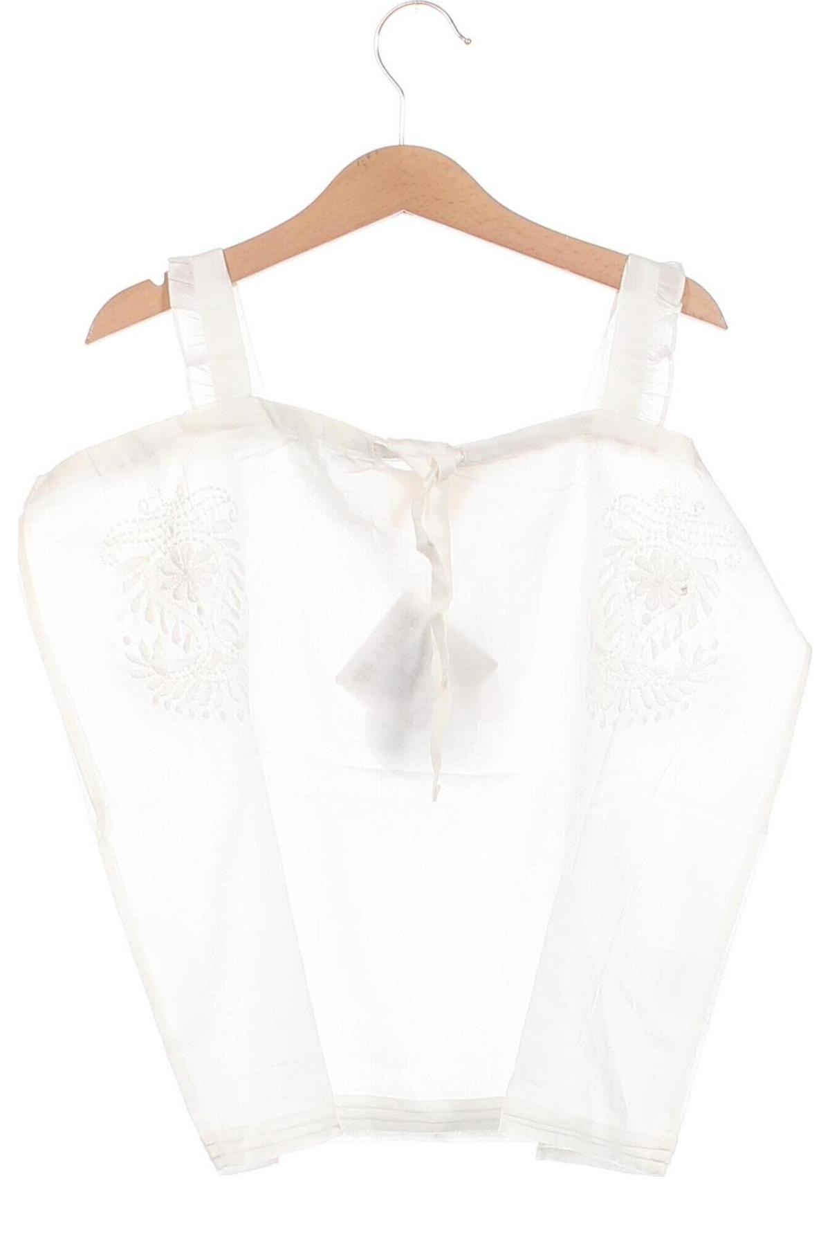 Μπλουζάκι αμάνικο παιδικό Bonnet A Pompon, Μέγεθος 5-6y/ 116-122 εκ., Χρώμα Λευκό, Τιμή 4,00 €