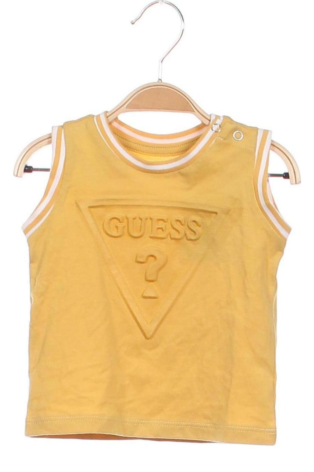 Детски потник Guess, Размер 3-6m/ 62-68 см, Цвят Жълт, Цена 44,00 лв.
