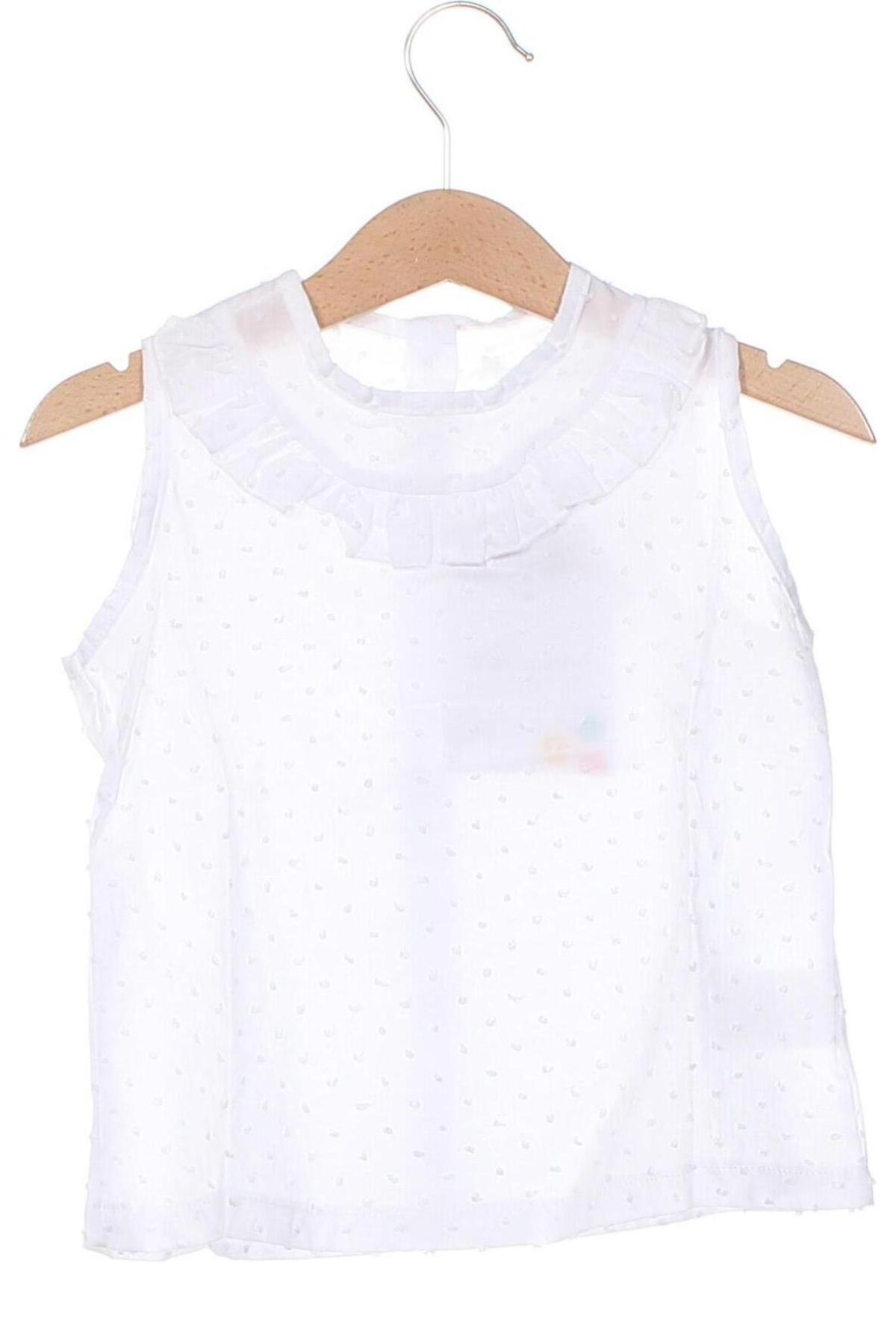 Μπλουζάκι αμάνικο παιδικό Little Celebs, Μέγεθος 18-24m/ 86-98 εκ., Χρώμα Λευκό, Τιμή 3,05 €