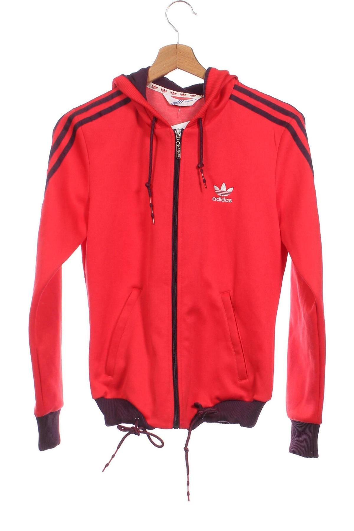 Dziecięca bluza Adidas Originals, Rozmiar 11-12y/ 152-158 cm, Kolor Czerwony, Cena 73,56 zł